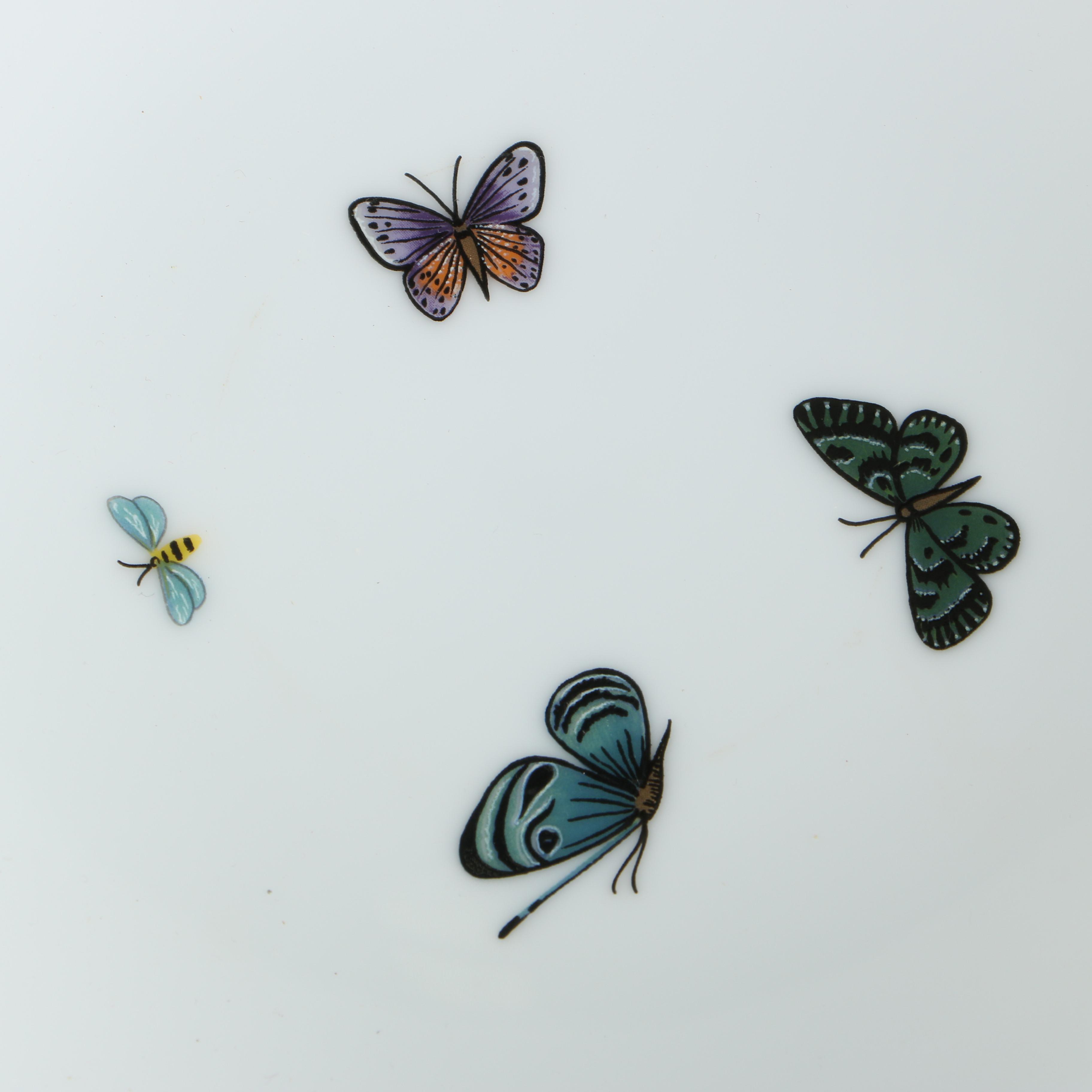 Lynn Chase "Jaguar Jungle" Porcelain Octagonal Vegetable Bowl