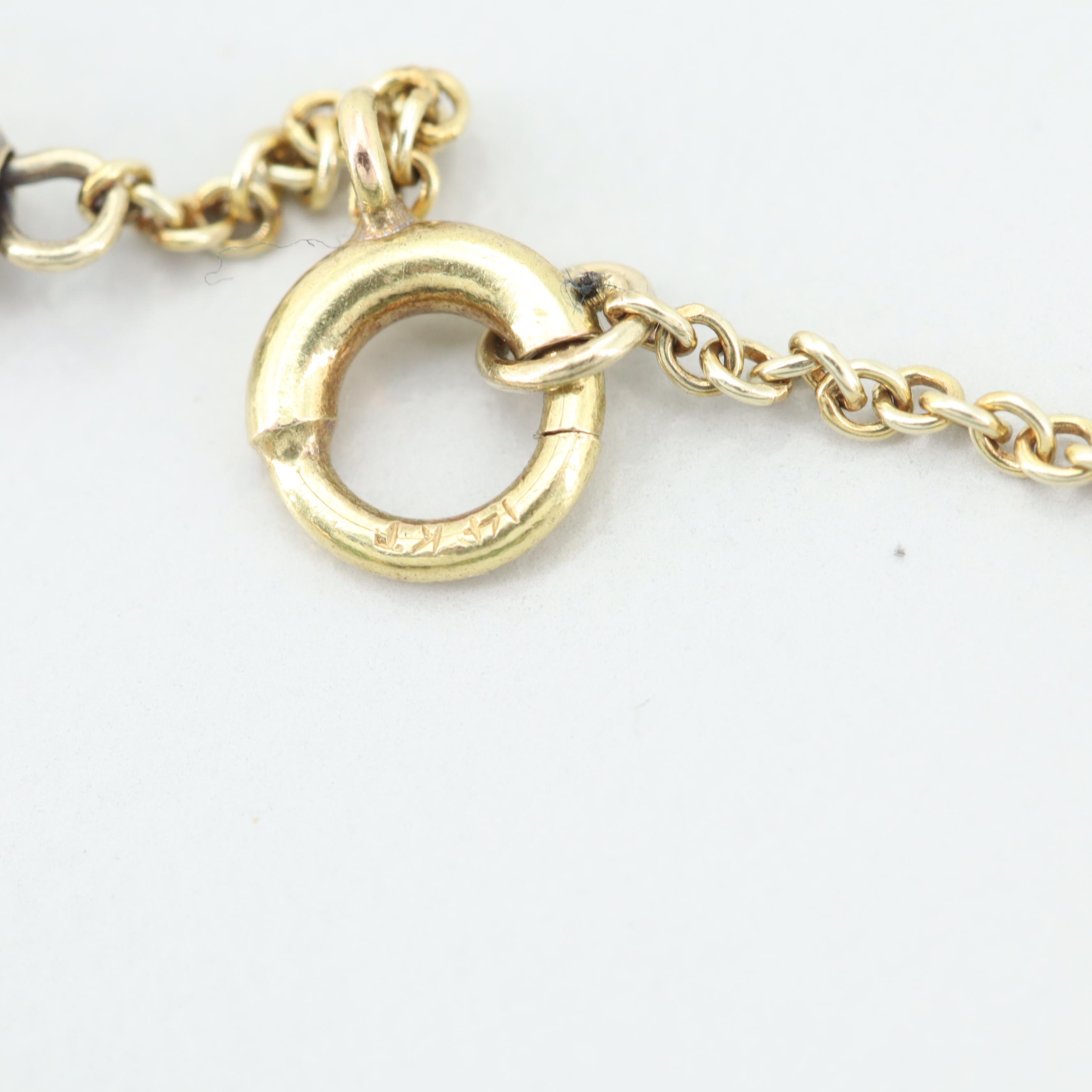 14K Yellow Gold Jadeite and Nephrite Bracelet