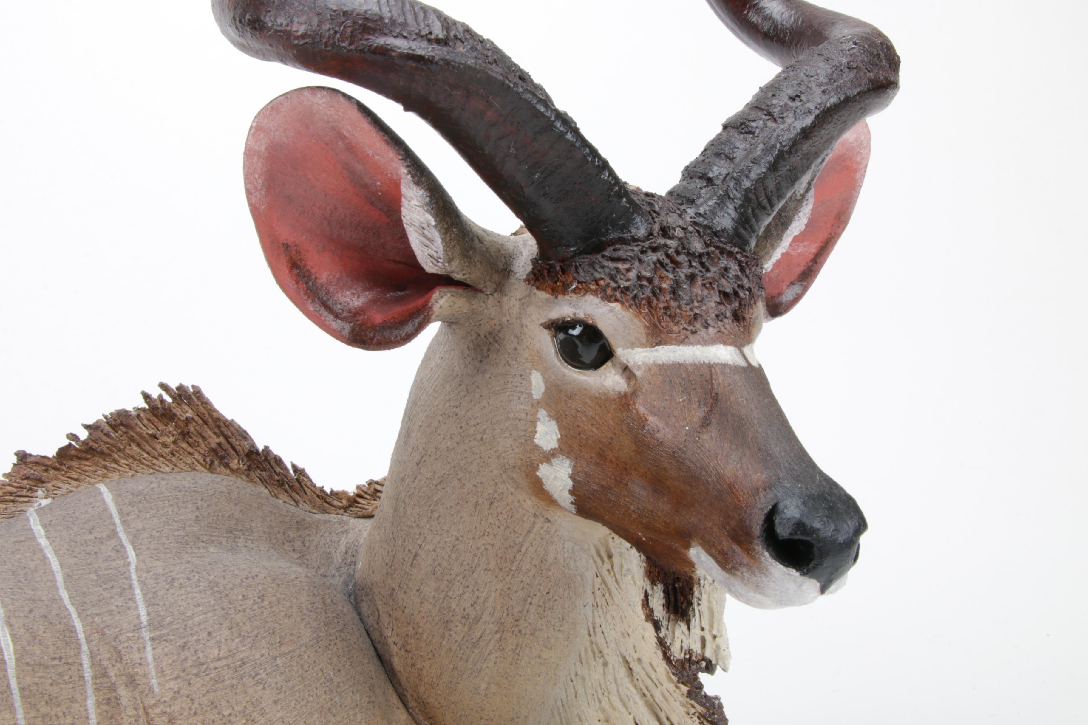 Heidi Uotila Resin Sculpture "Greater Kuda"
