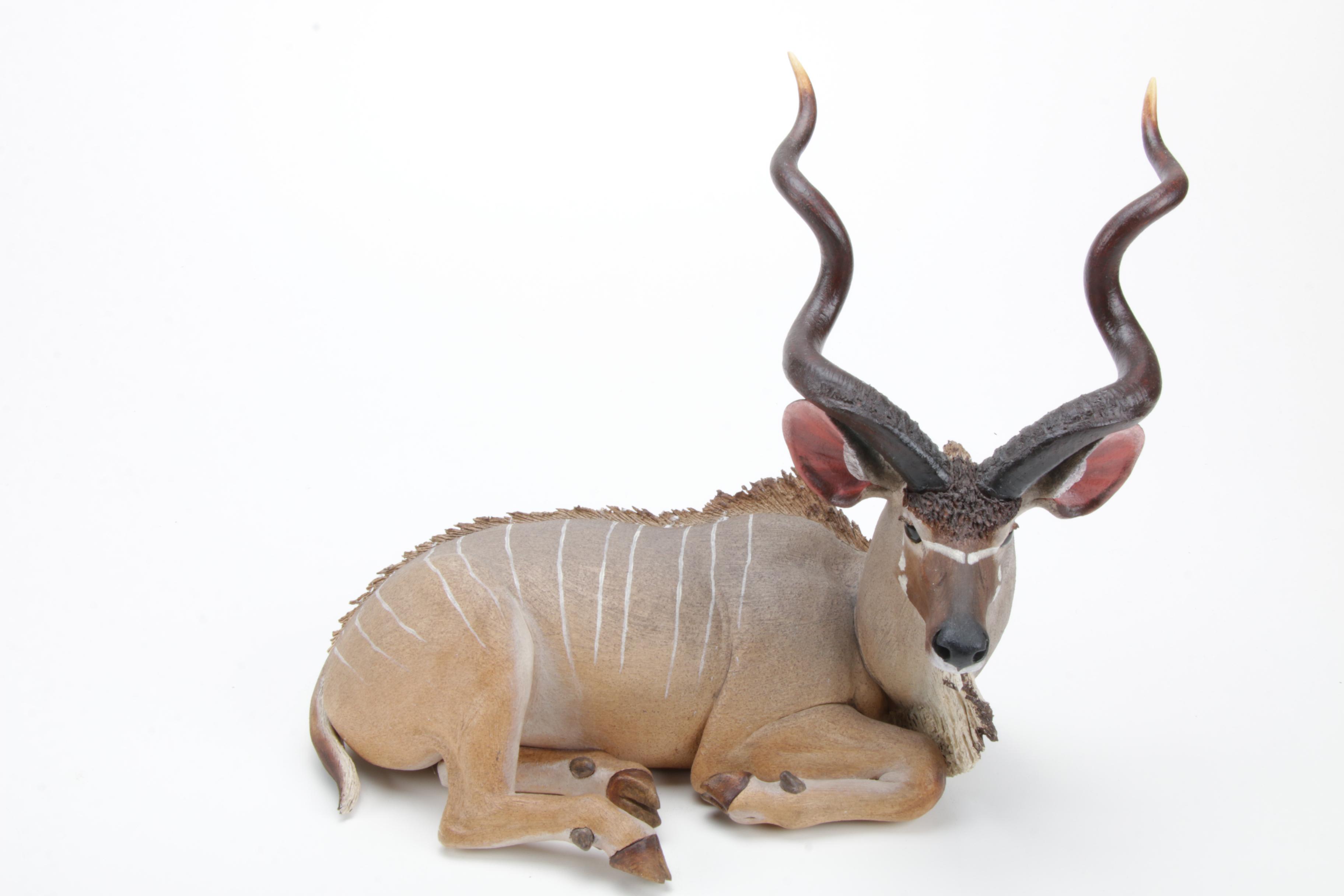 Heidi Uotila Resin Sculpture "Greater Kuda"
