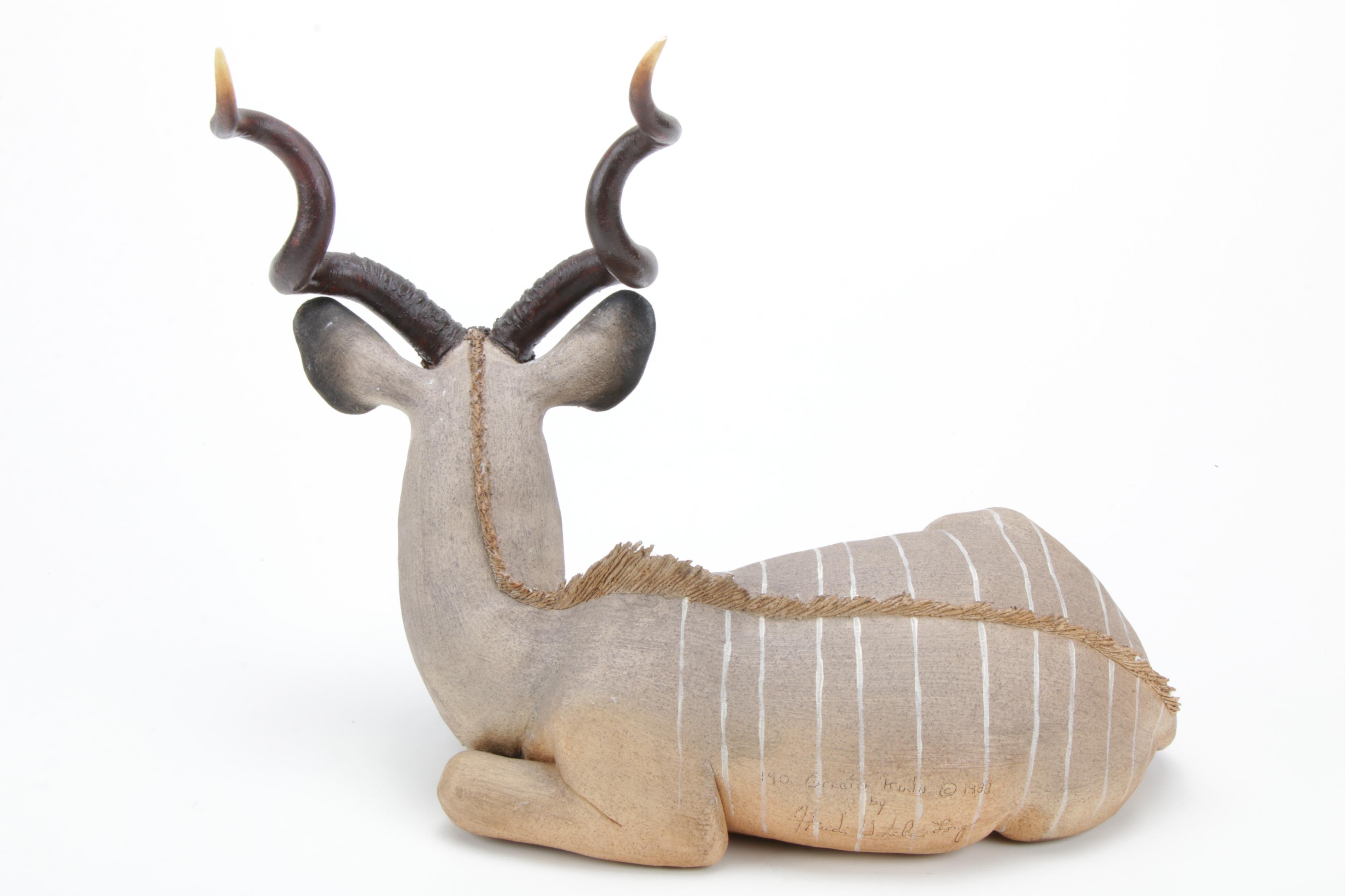 Heidi Uotila Resin Sculpture "Greater Kuda"