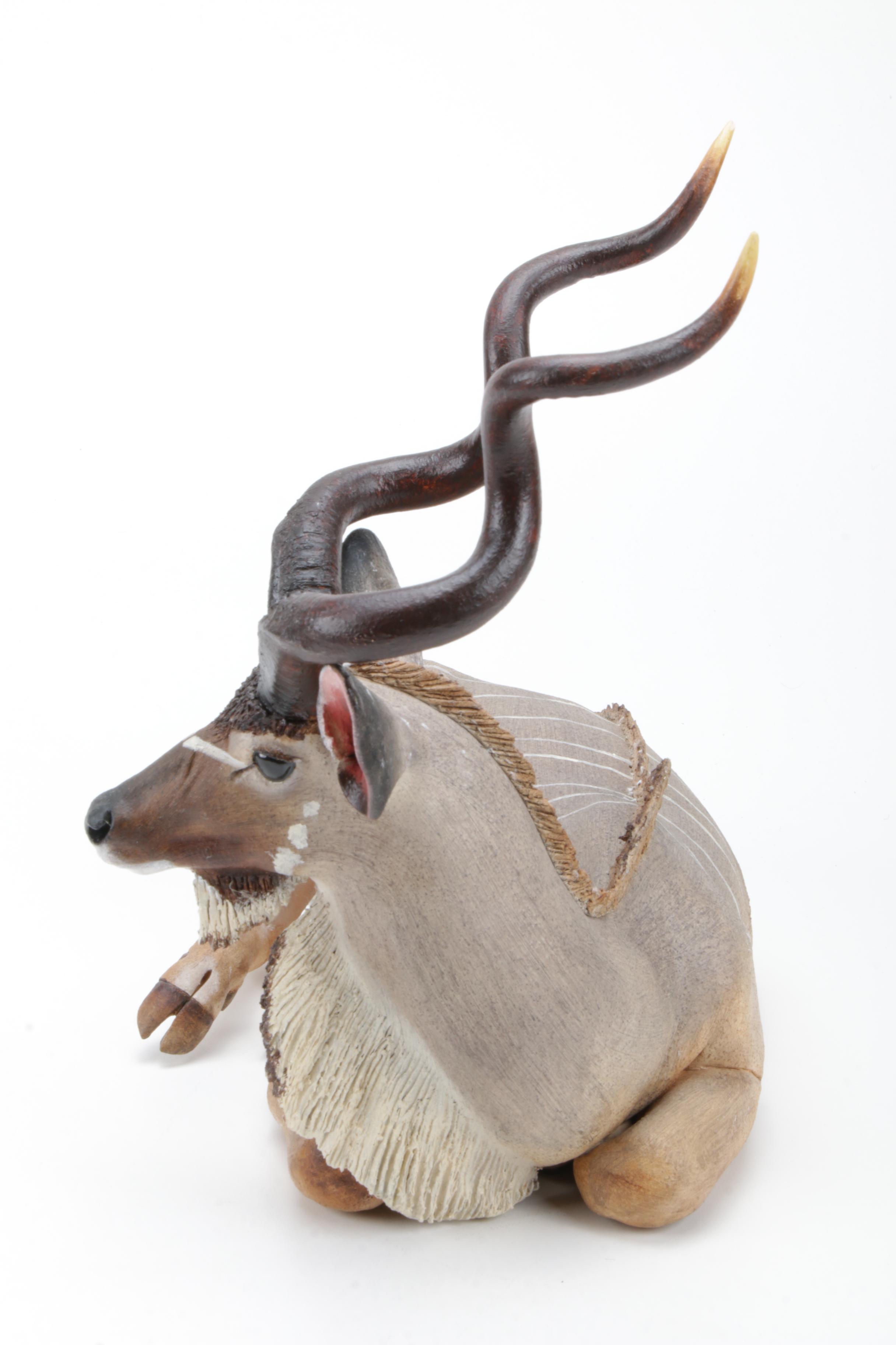 Heidi Uotila Resin Sculpture "Greater Kuda"