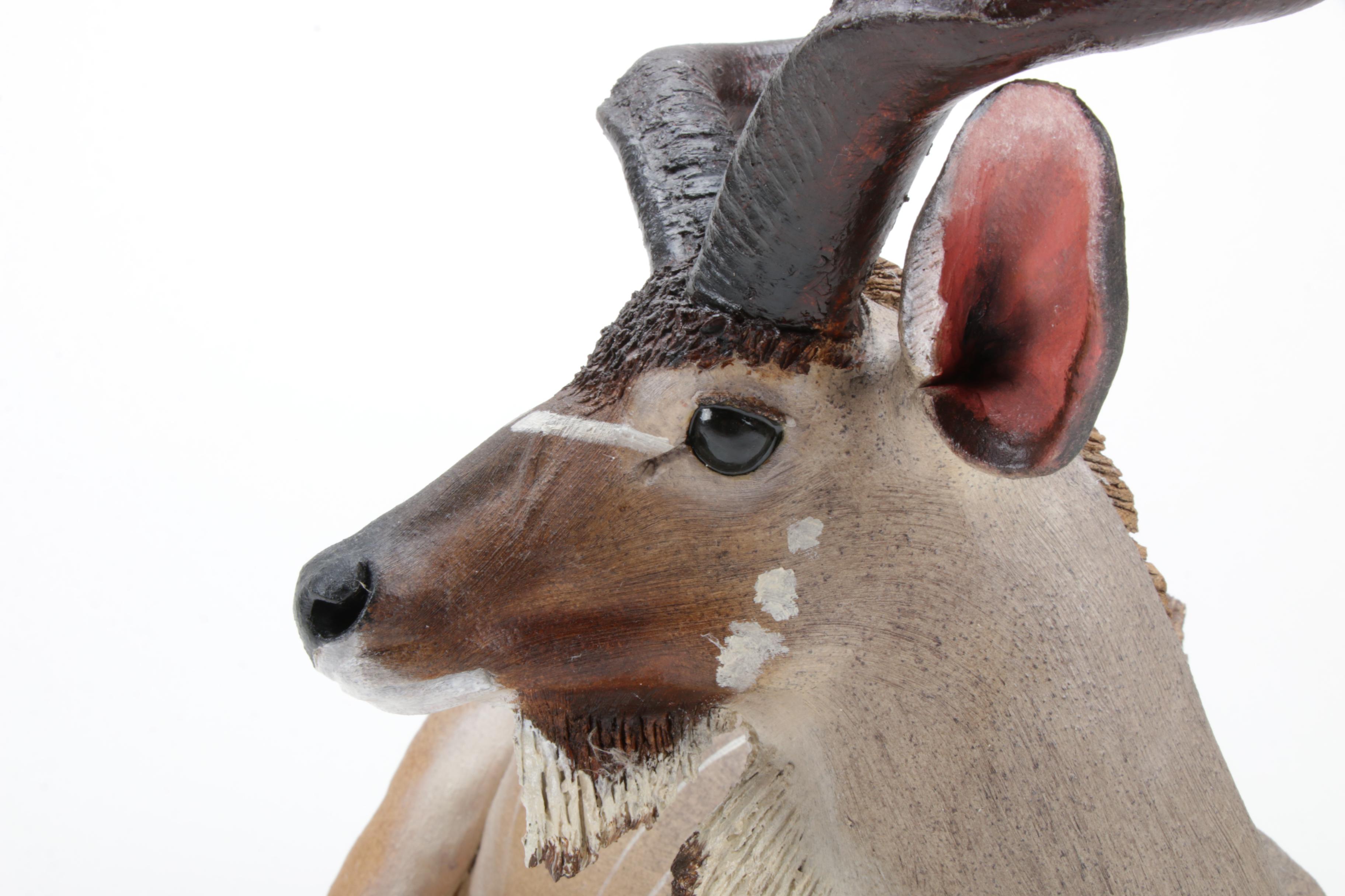 Heidi Uotila Resin Sculpture "Greater Kuda"