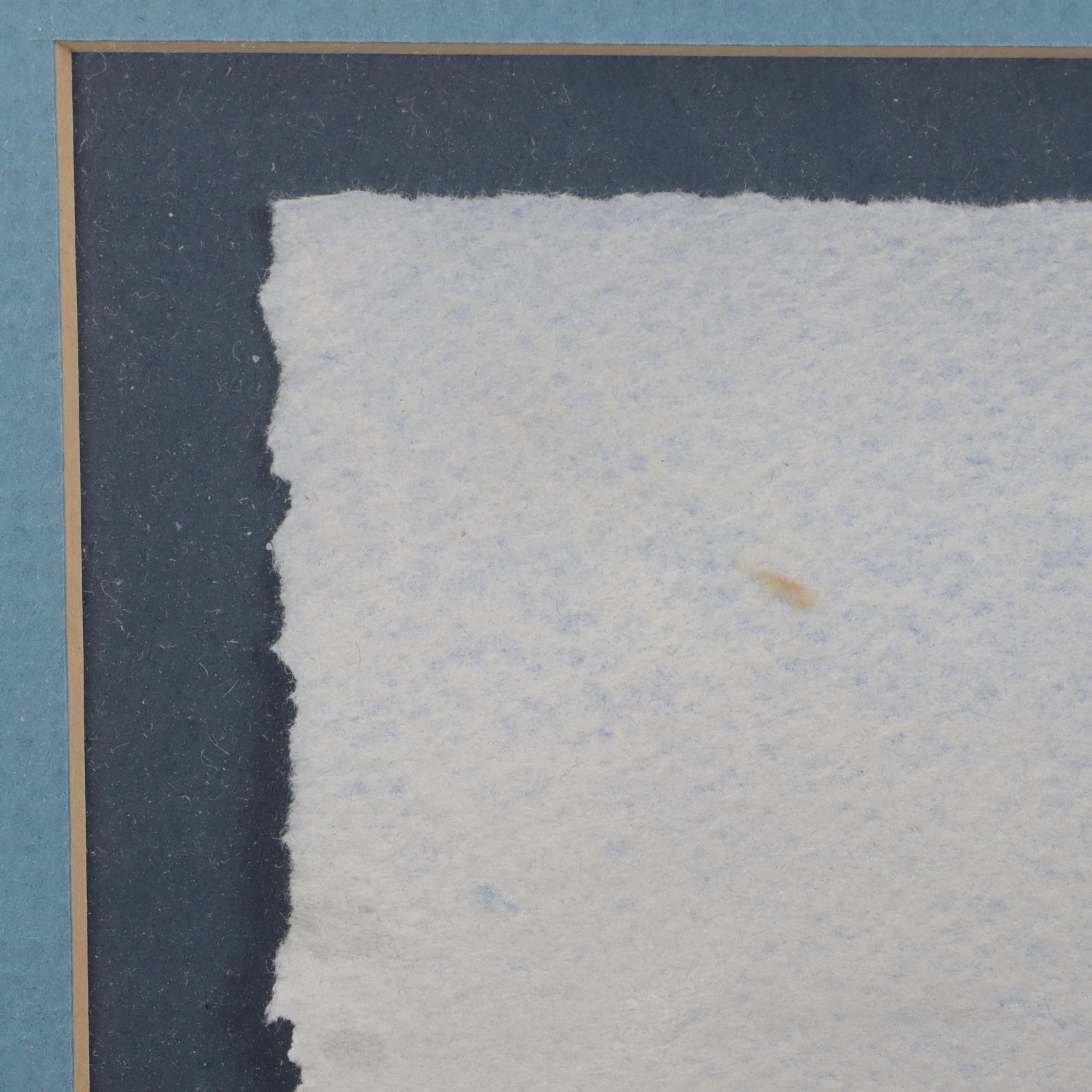 Willoweise Langham Landscape Watercolor Painting of Coastal Scene