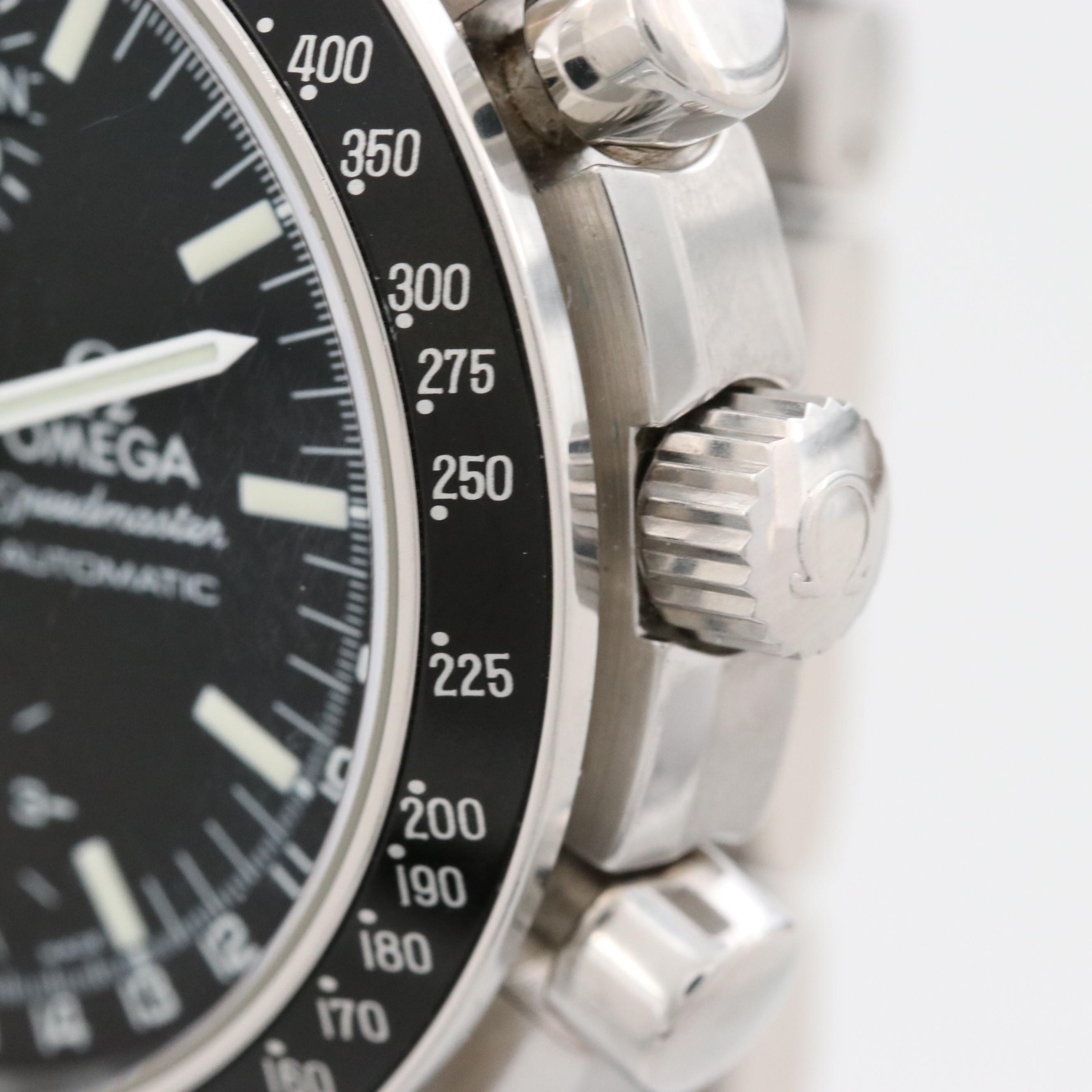 Omega Speedmaster Mark 40 Triple Calendar Steel Automatic Chronograph Circa 1998