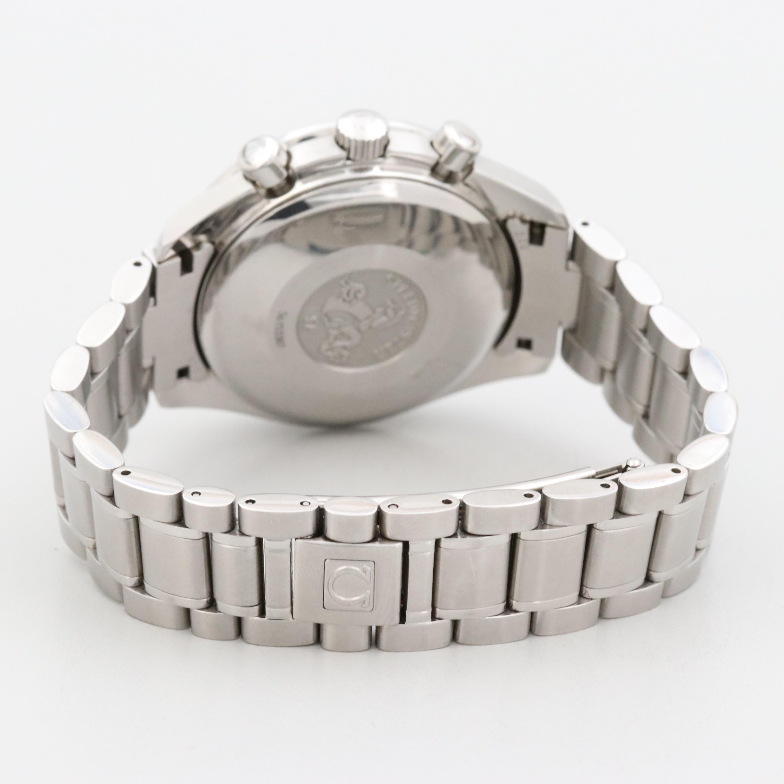 Omega Speedmaster Mark 40 Triple Calendar Steel Automatic Chronograph Circa 1998