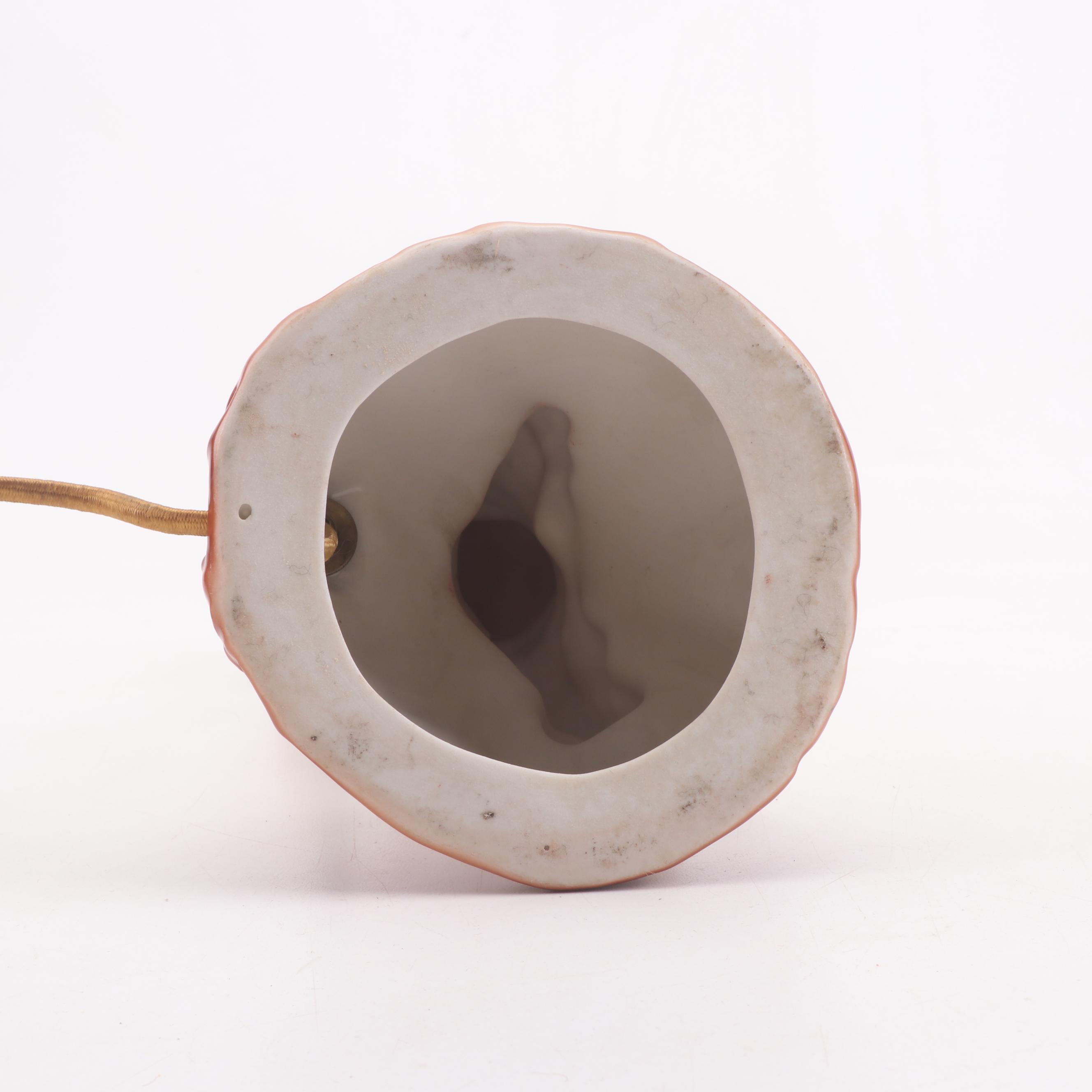 Hull Style Ceramic Little Red Riding Hood Table Lamp with Other Tableware