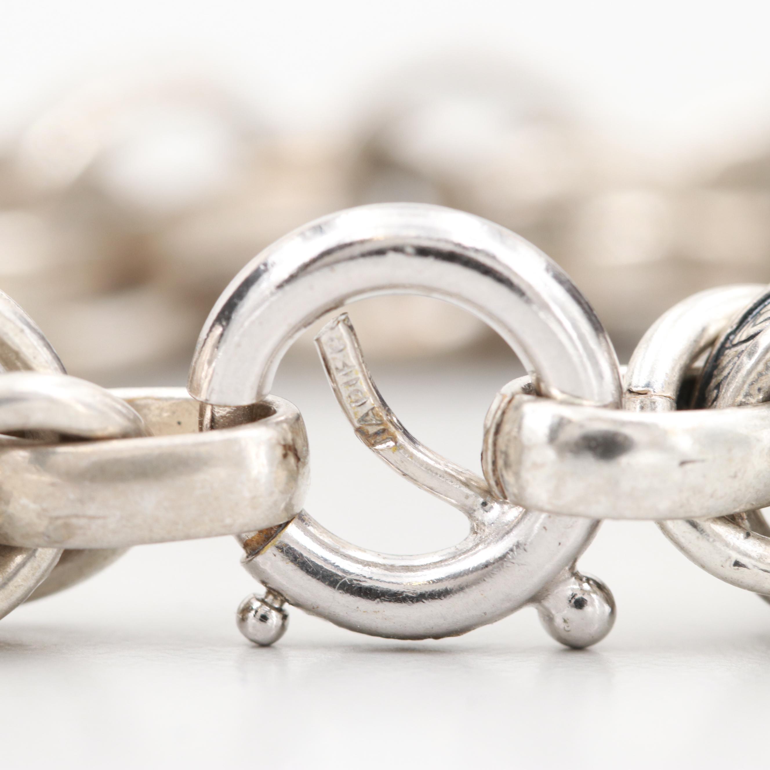 Napier Silver Tone Chain Bracelet