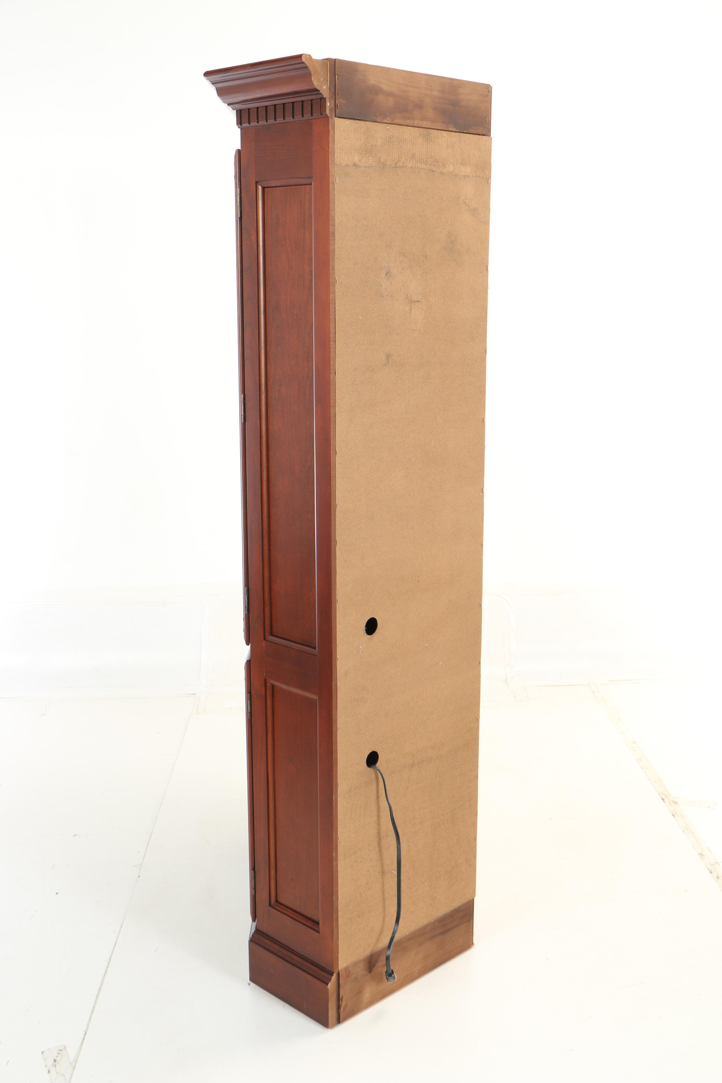 Hooker Furniture, Cherrywood-Veneered Corner Entertainment Center