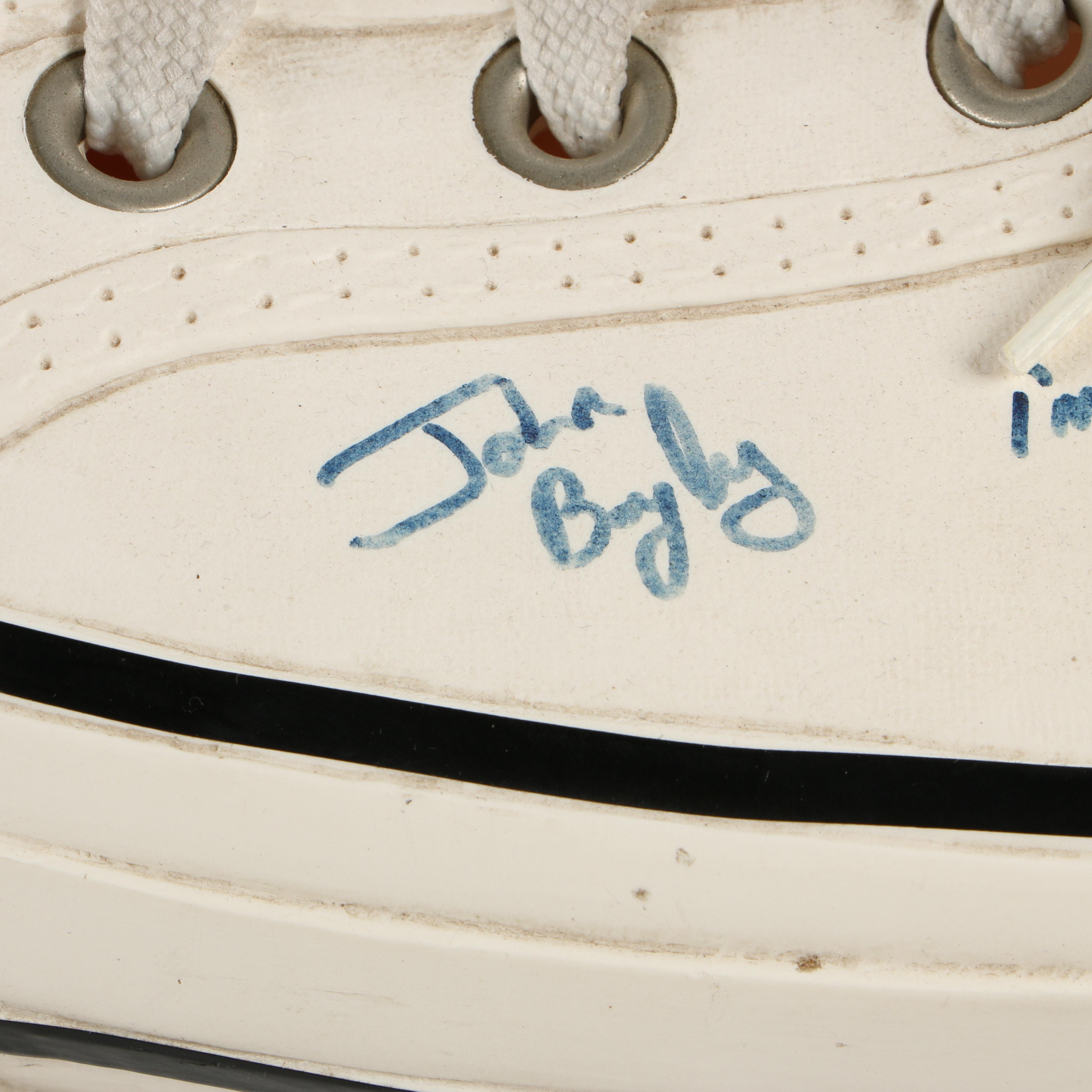 Kevin McHale, Larry Bird and the Boston Celtics Autographed Oversized Keds Shoe