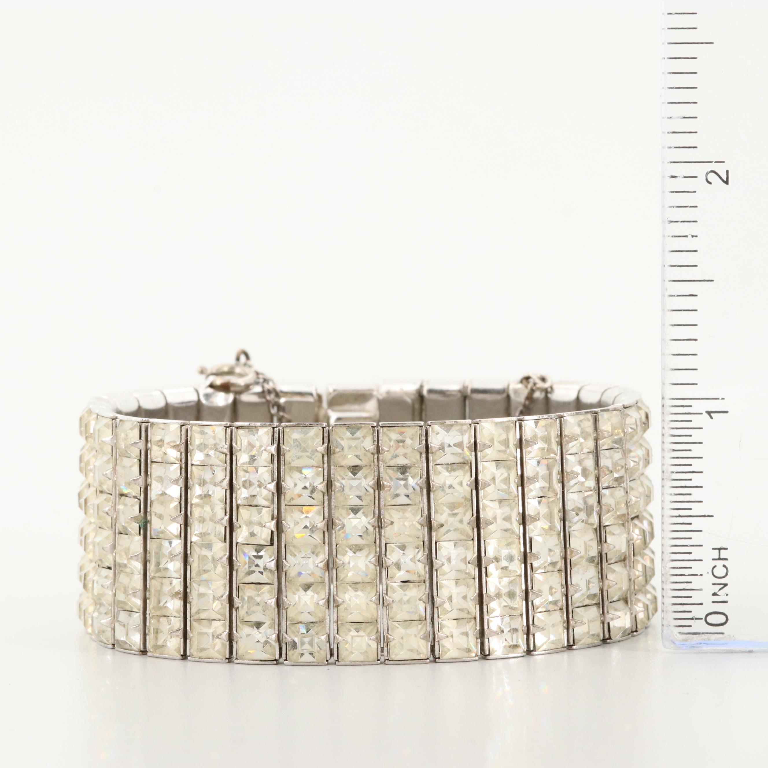 Vintage Rhinestone Bracelet