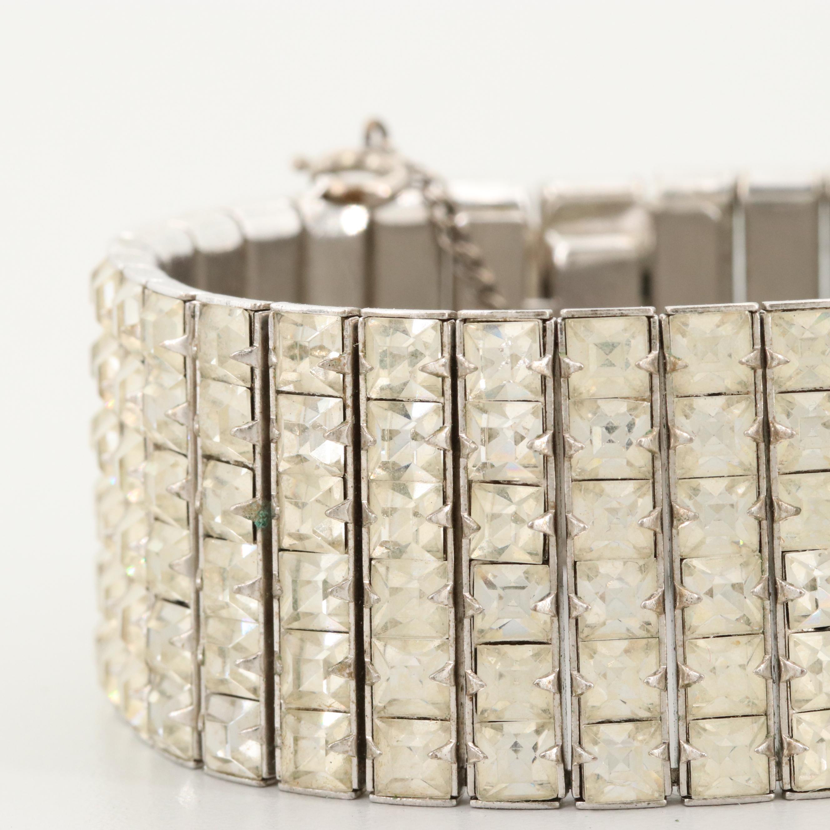 Vintage Rhinestone Bracelet