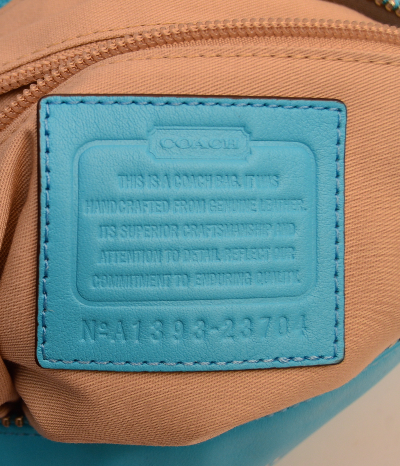 Coach New York Legacy Leather Courtney Convertible Hobo Bag in Robin Egg Blue