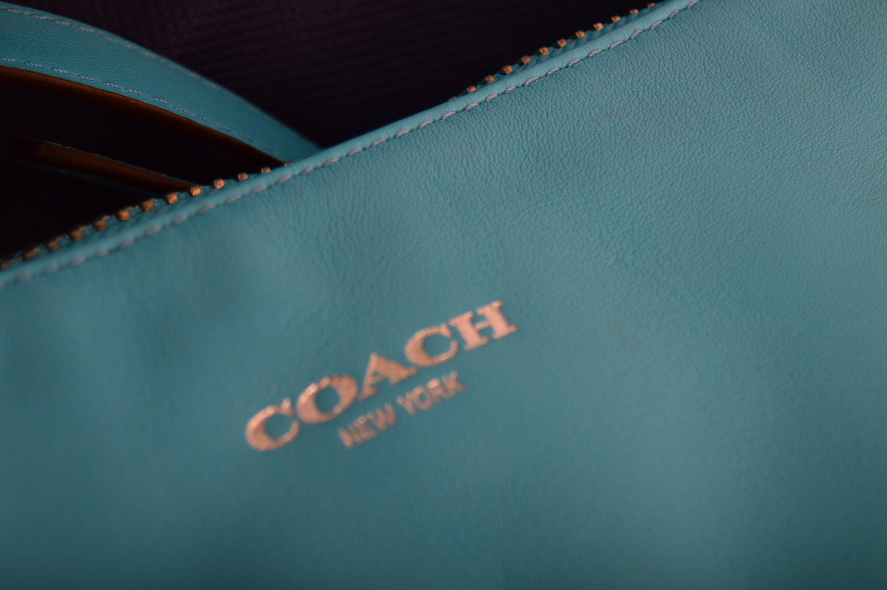 Coach New York Legacy Leather Courtney Convertible Hobo Bag in Robin Egg Blue