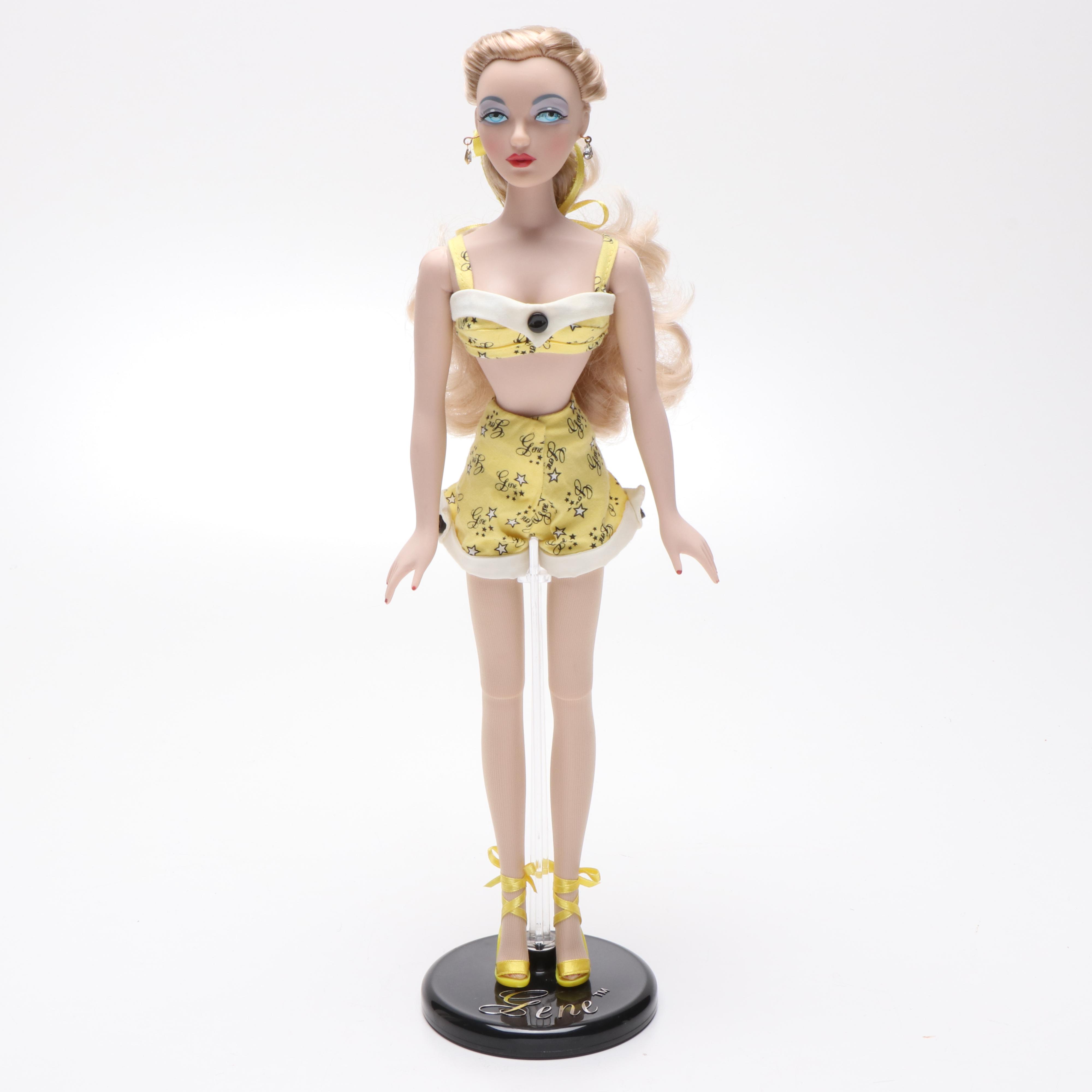 Gene Marshall Fashion Doll with Accessories and Carrying Case