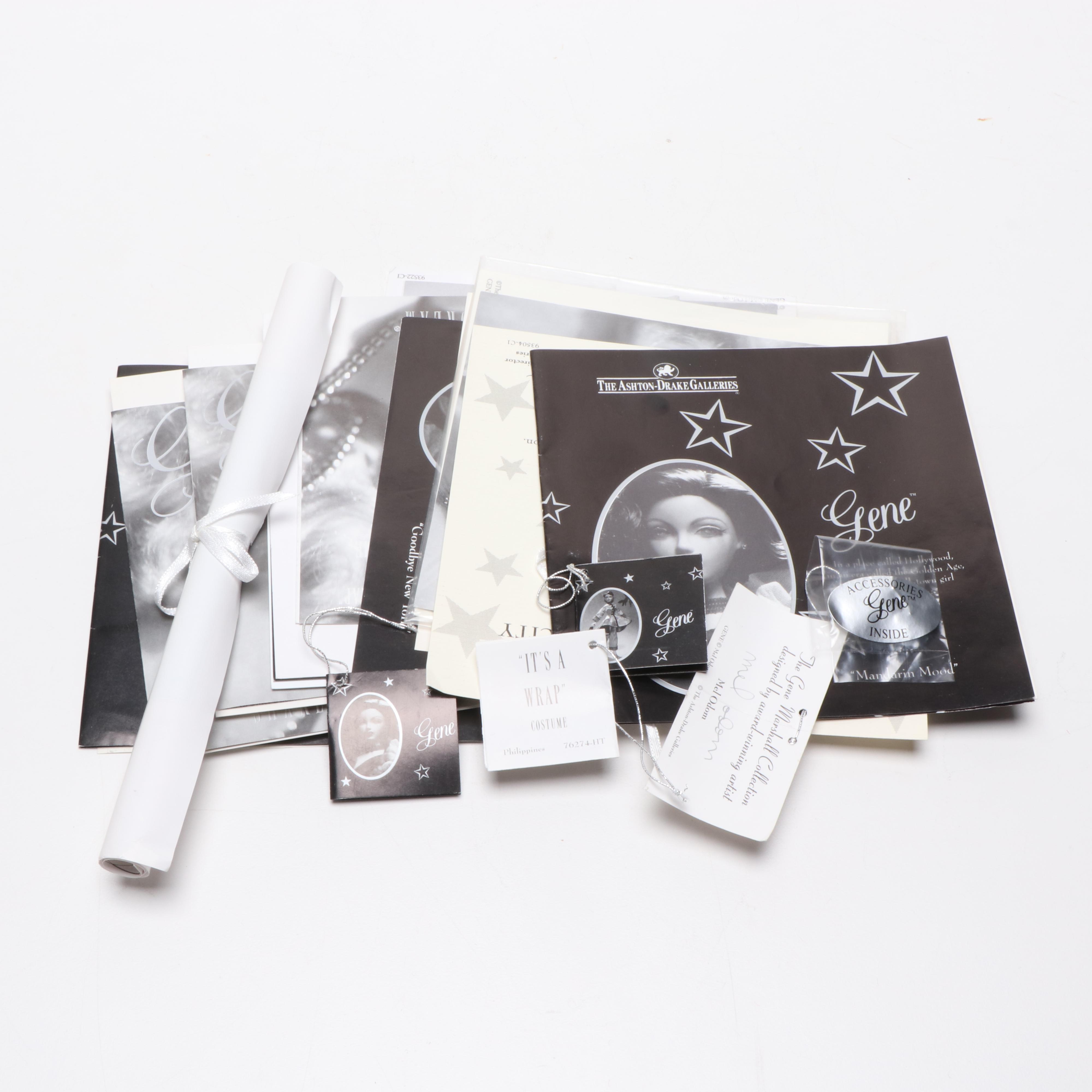 Gene Marshall Fashion Doll with Accessories and Carrying Case