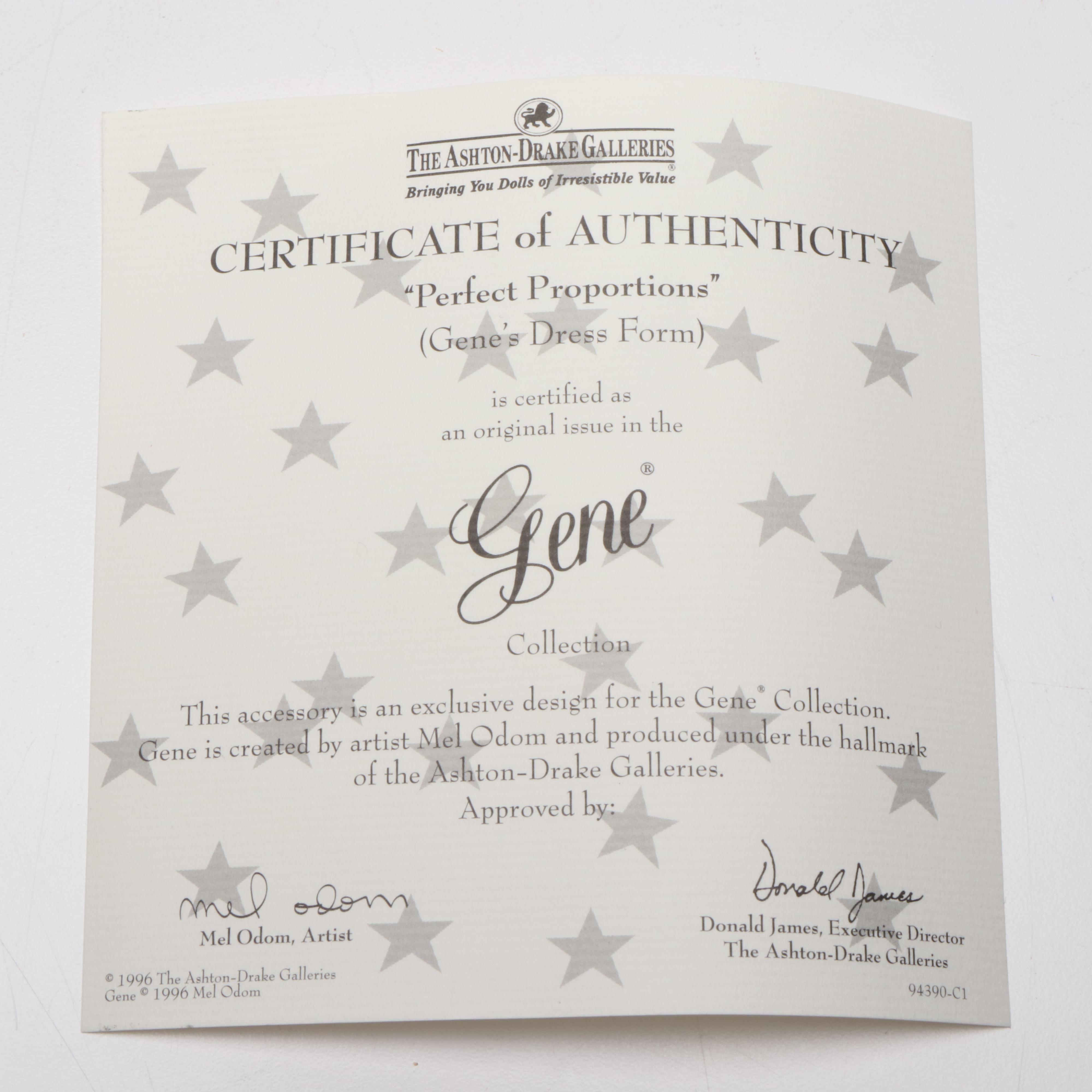 Gene Marshall Fashion Doll with Accessories and Carrying Case