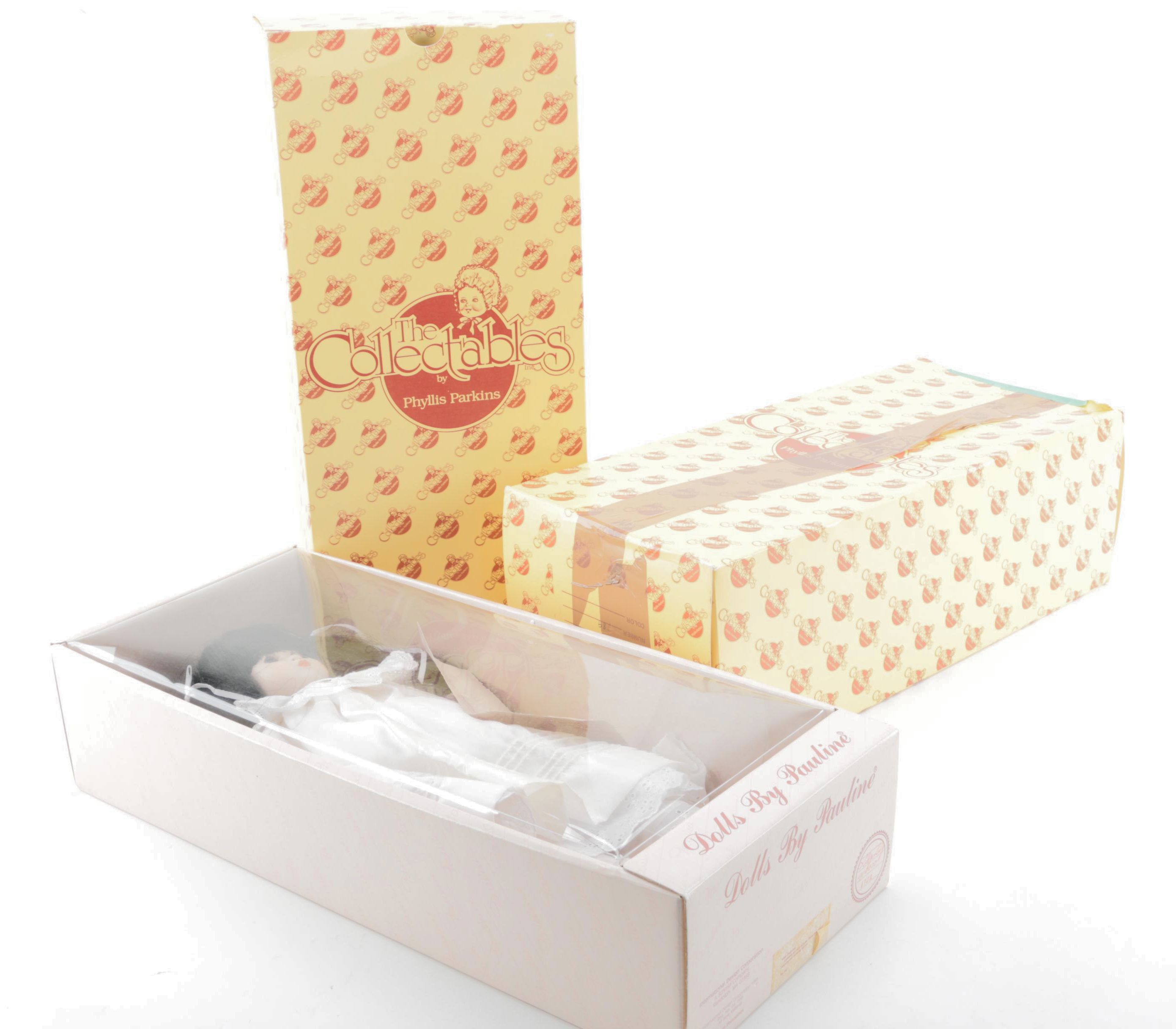 "Big Sister", "Little Sister", and "Ling Ling" Porcelain Dolls, 1980s