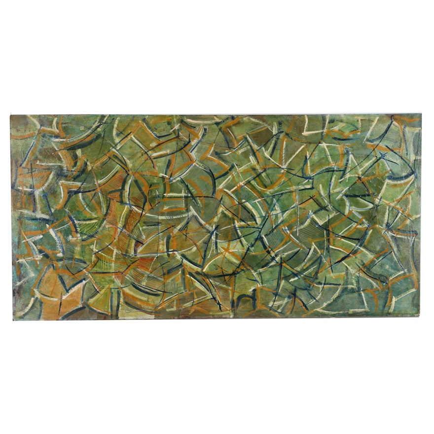 Oscar Murillo Abstract Oil Painting