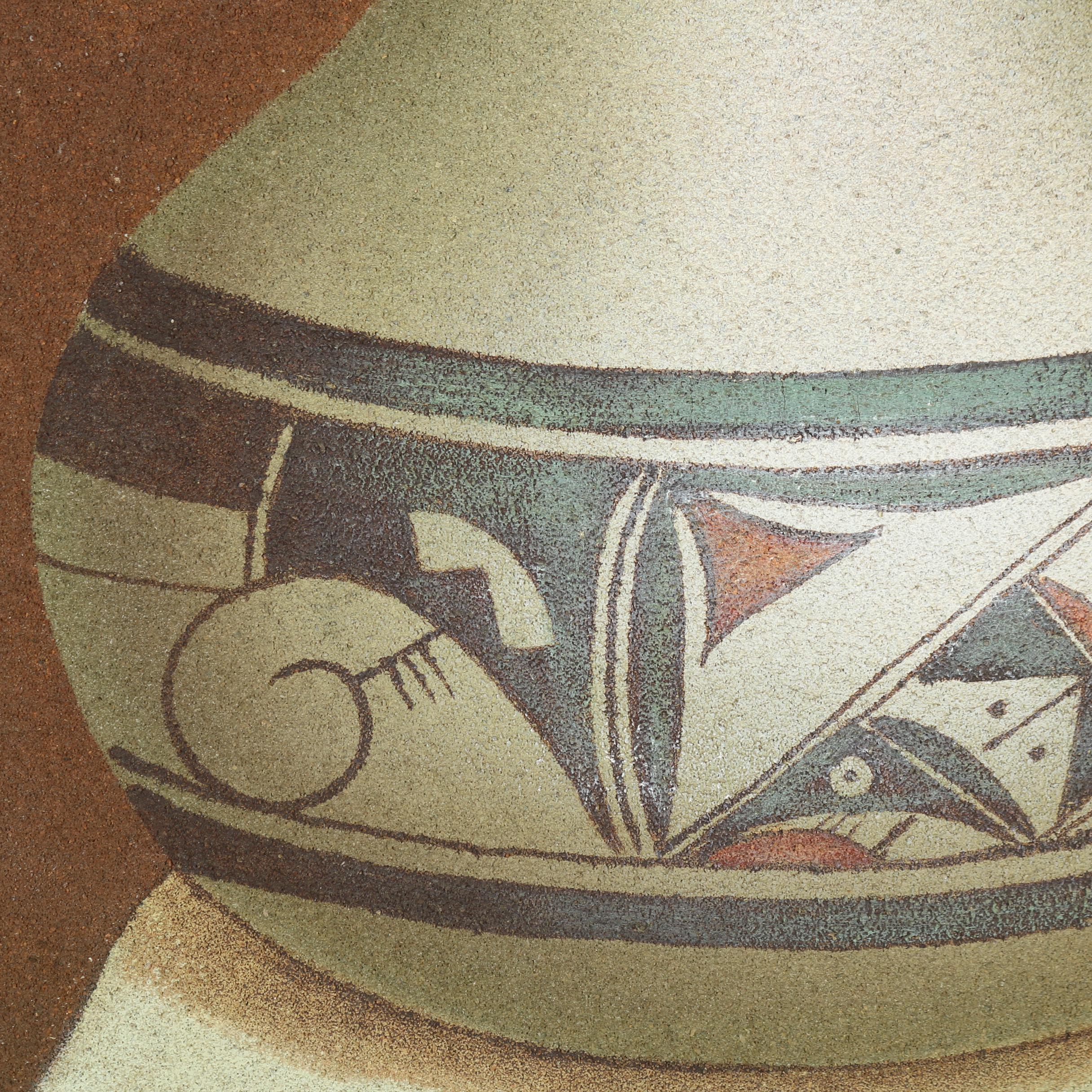 Navajo Style Still Life Sand Painting