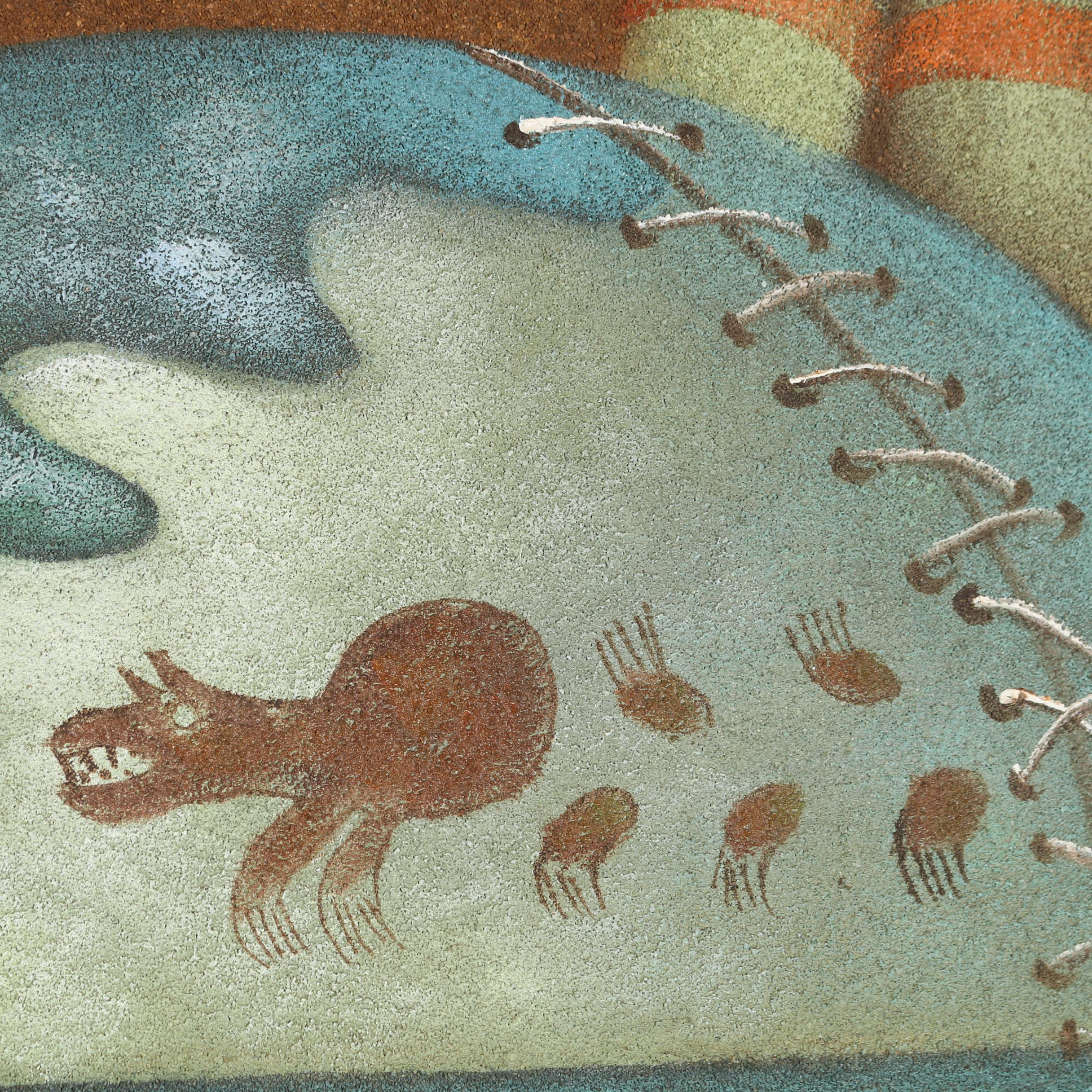 Navajo Style Still Life Sand Painting