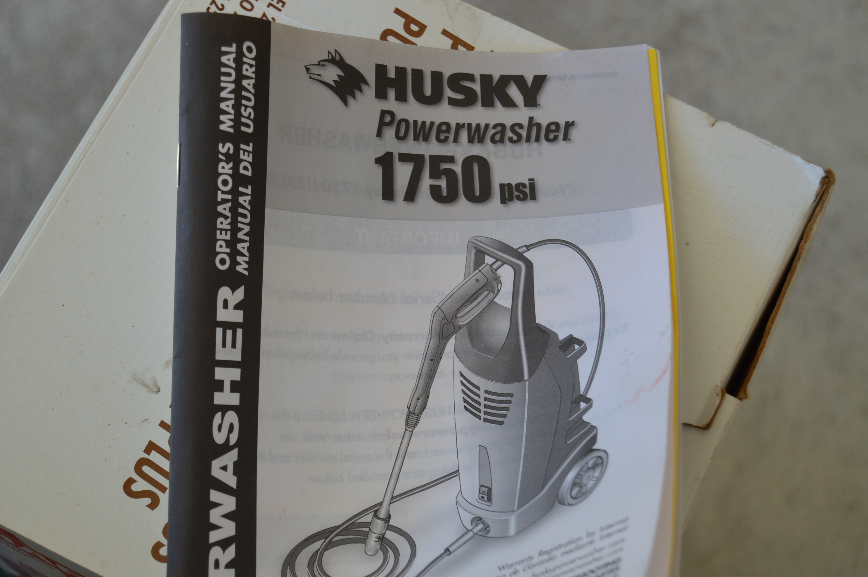 Husky Powerwasher with Clean-N-Seal Deck Sprayer