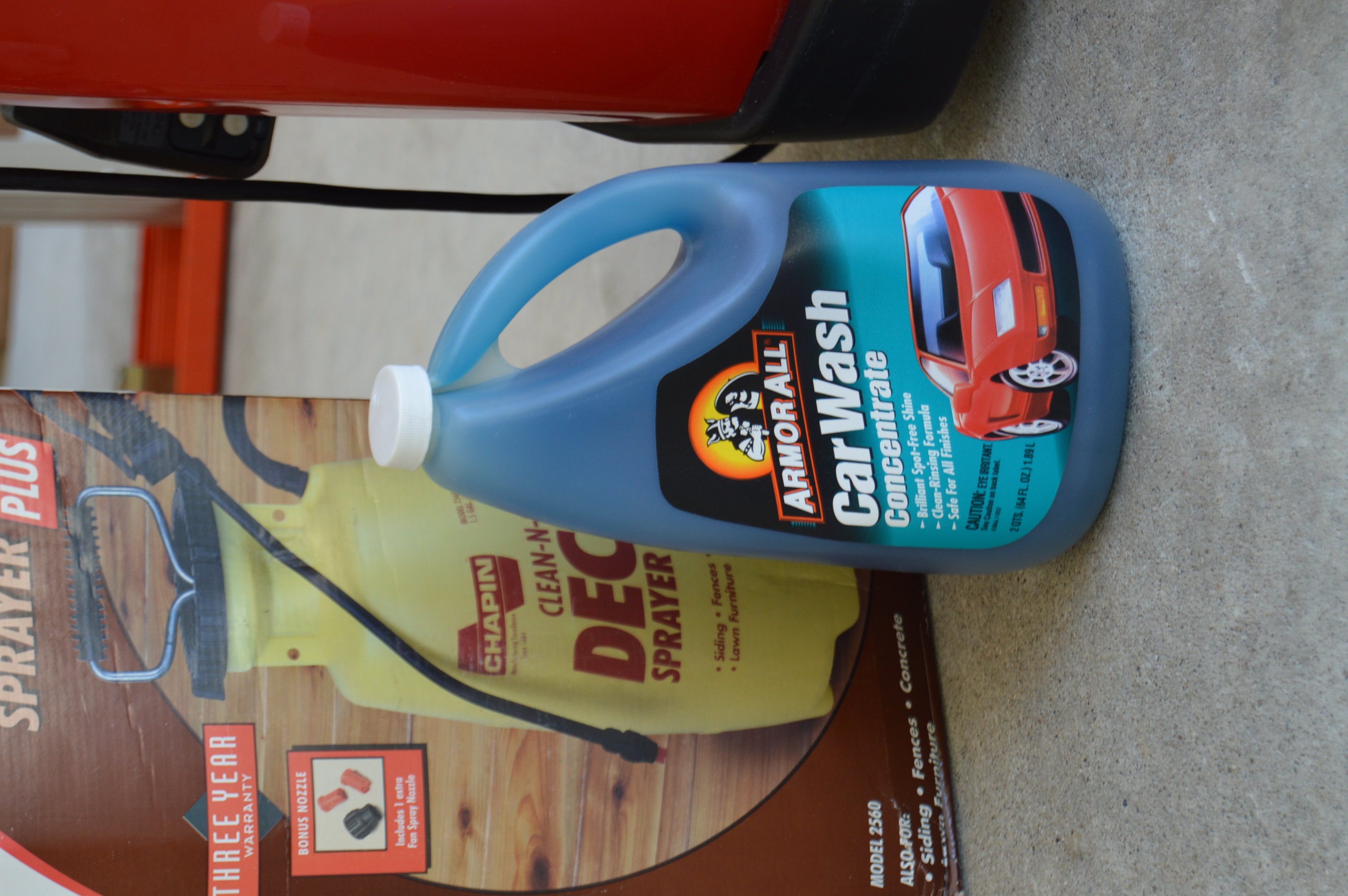 Husky Powerwasher with Clean-N-Seal Deck Sprayer