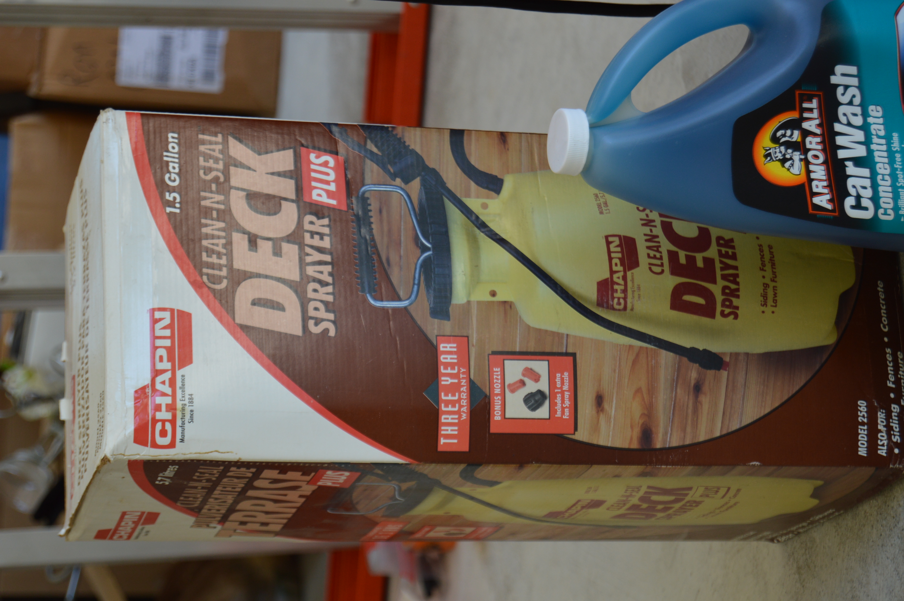 Husky Powerwasher with Clean-N-Seal Deck Sprayer