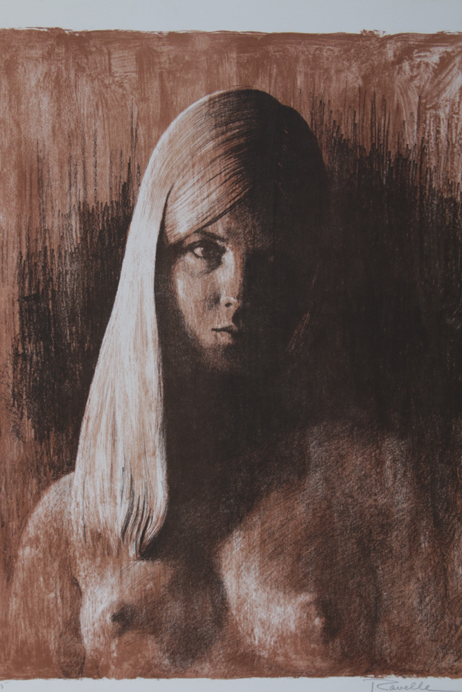 Paul Seckel (Ravelle) Lithograph "Pensive"