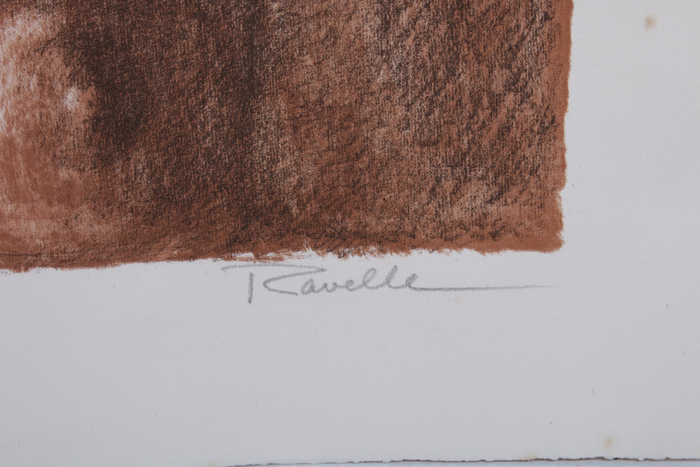 Paul Seckel (Ravelle) Lithograph "Pensive"