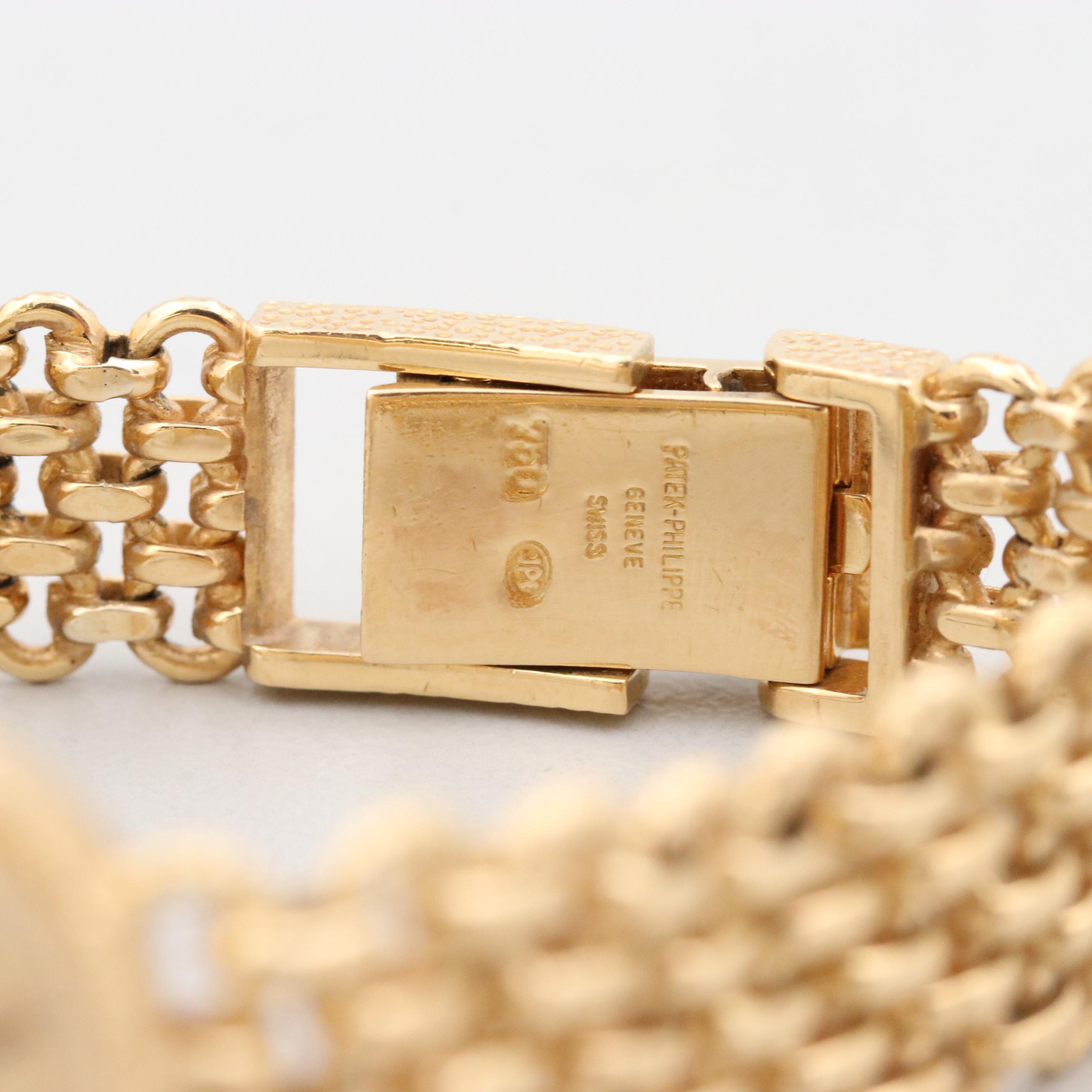 Vintage Patek Philippe Ellipse 4133/1 18K Gold Stem Wind Watch