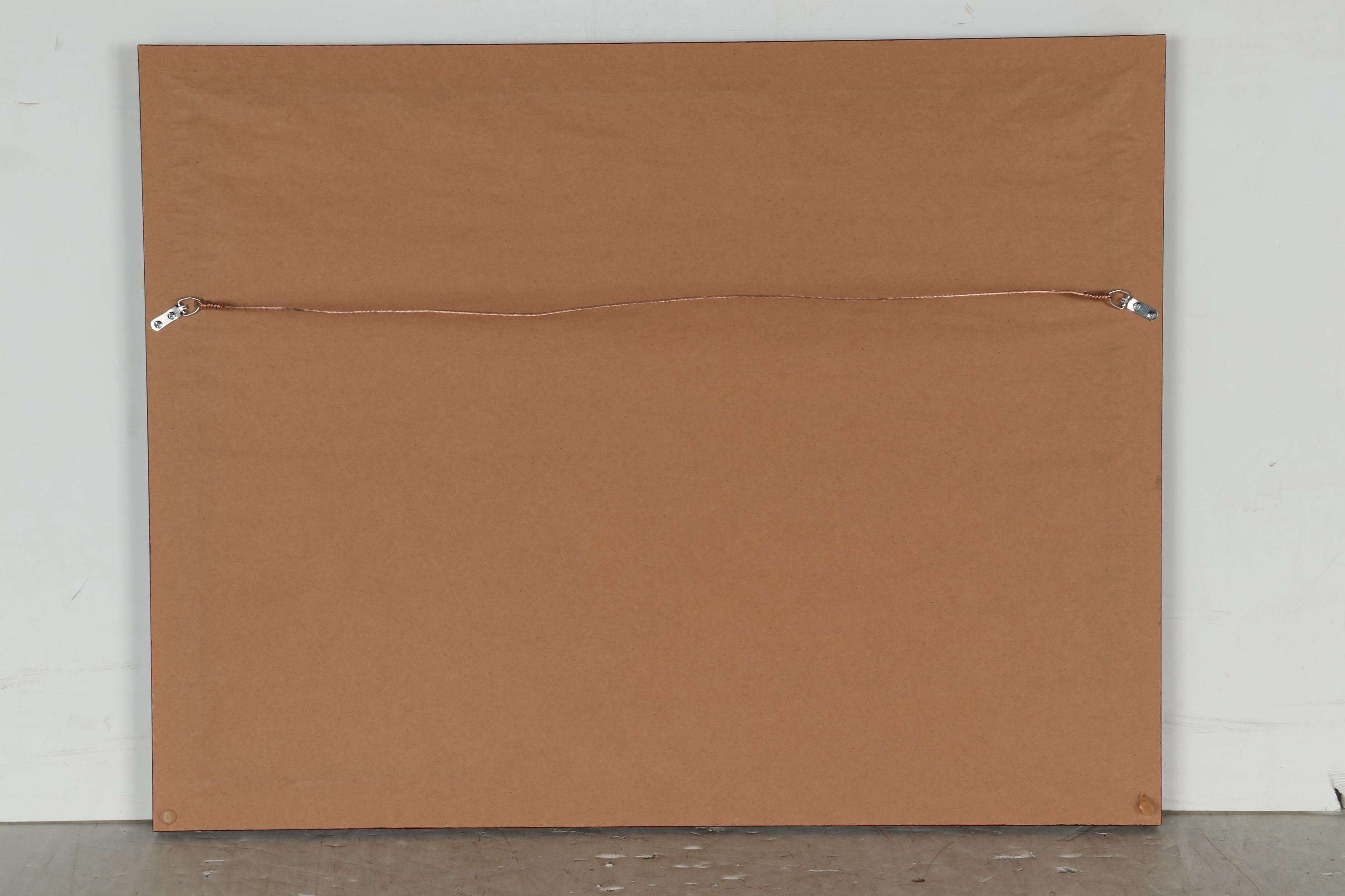 Robert Chase Watercolor Painting of Sunset Harbor Scene