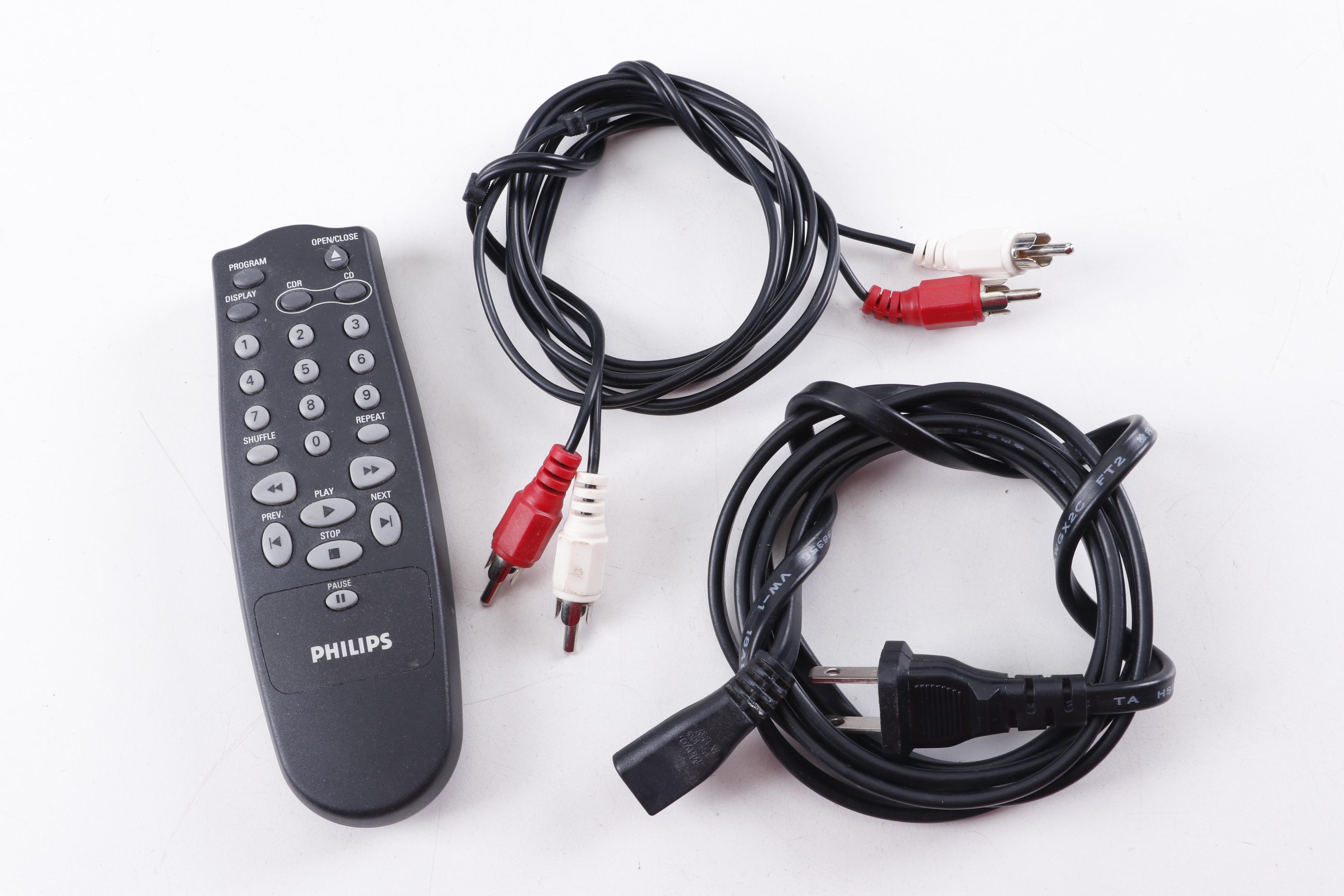 Philips CDR 765 Compact Disc Recorder with Remote