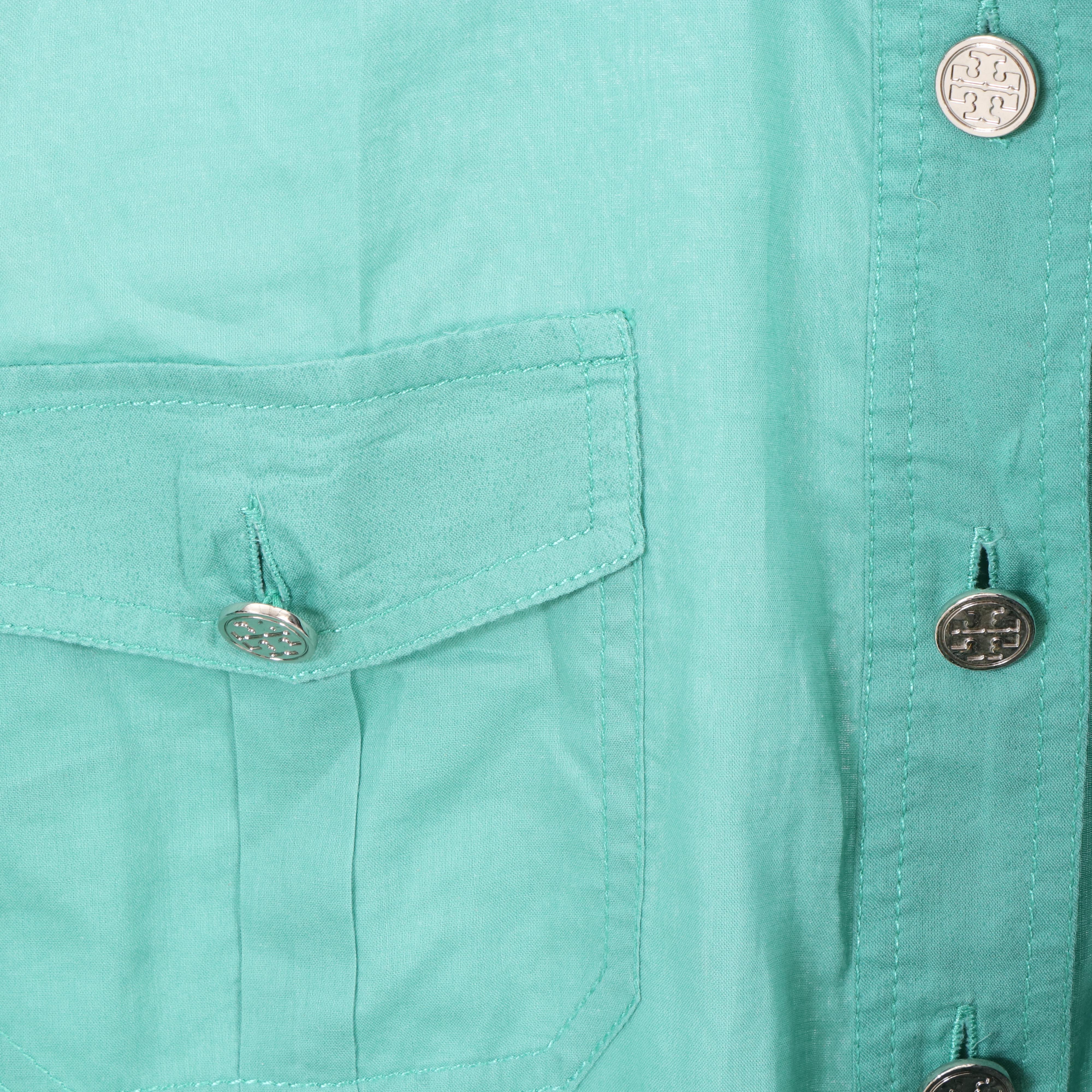 Tory Burch Cotton Long Sleeve Button-Front Shirts