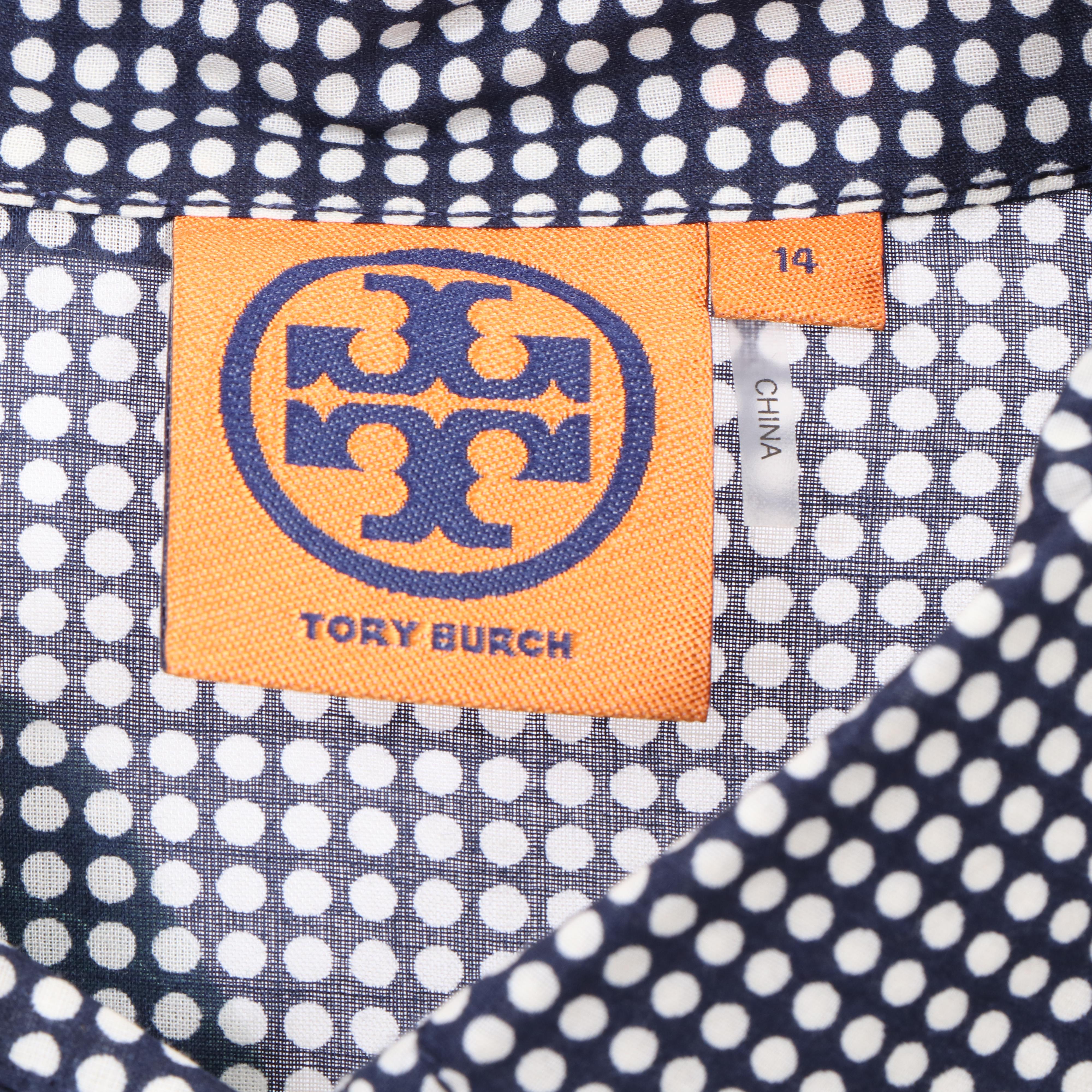 Tory Burch Cotton Long Sleeve Button-Front Shirts