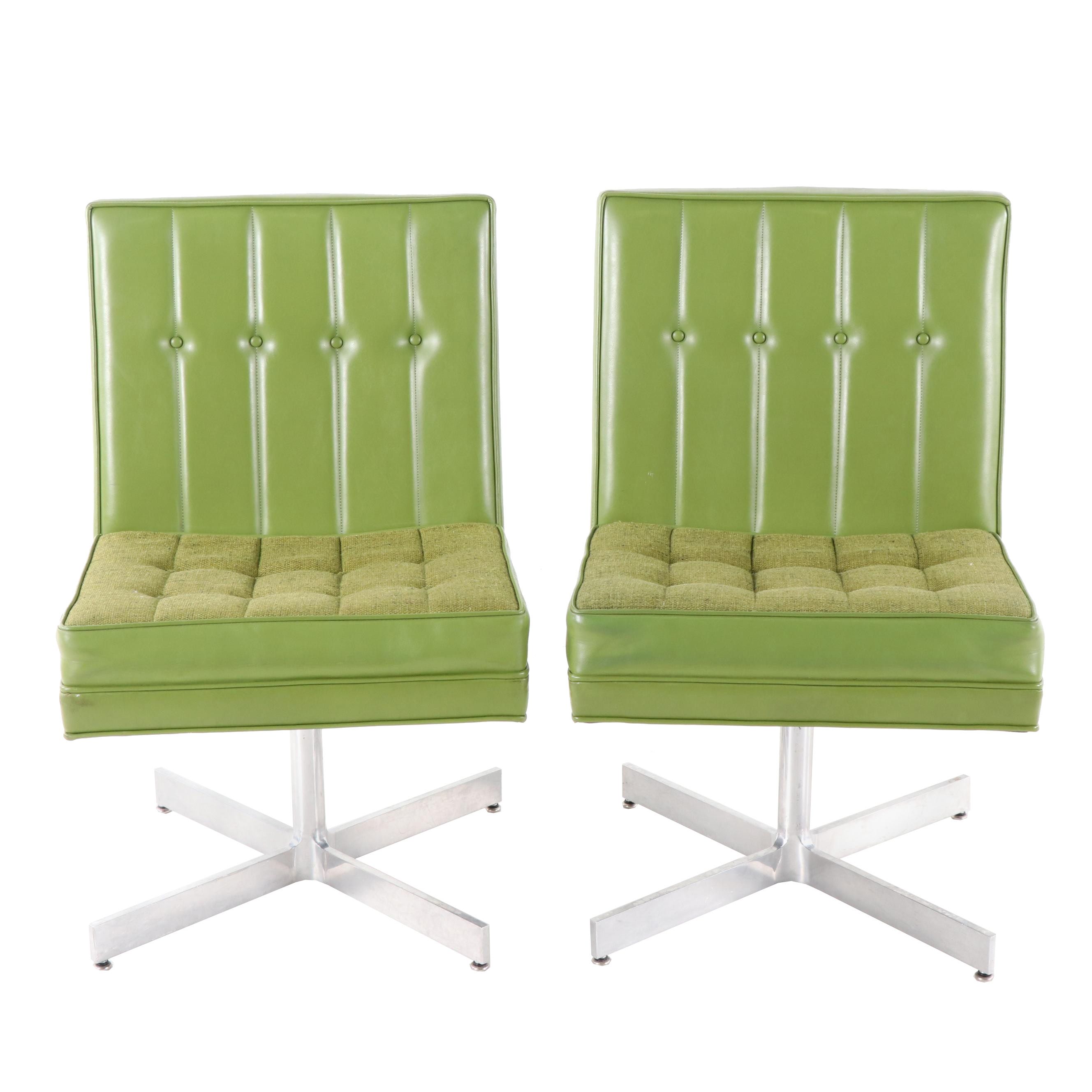 Jack Cartwright Modern Swivel Chairs, circa 1969