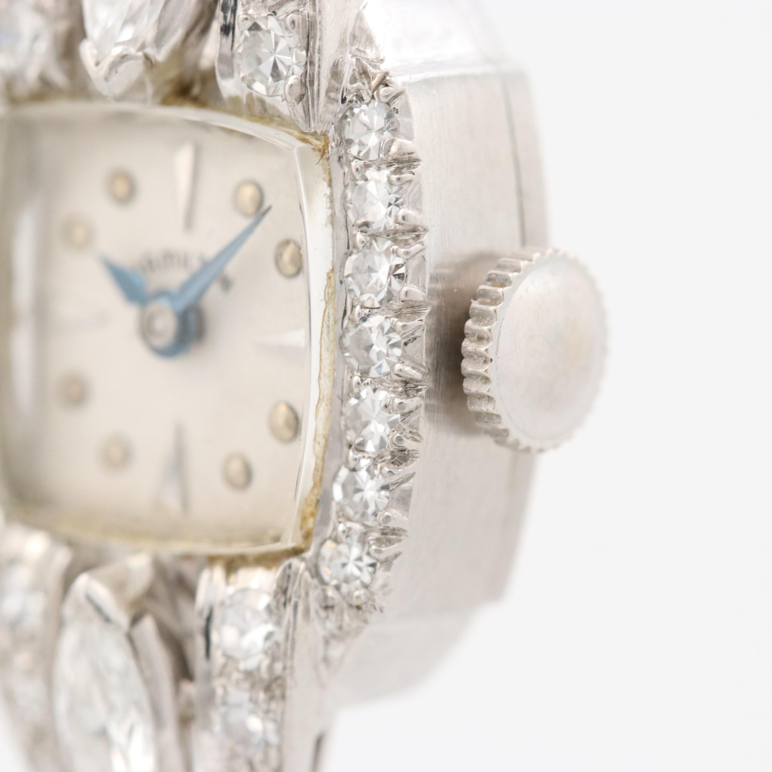 Hamilton Platinum 1.96 CTW Diamond Watch