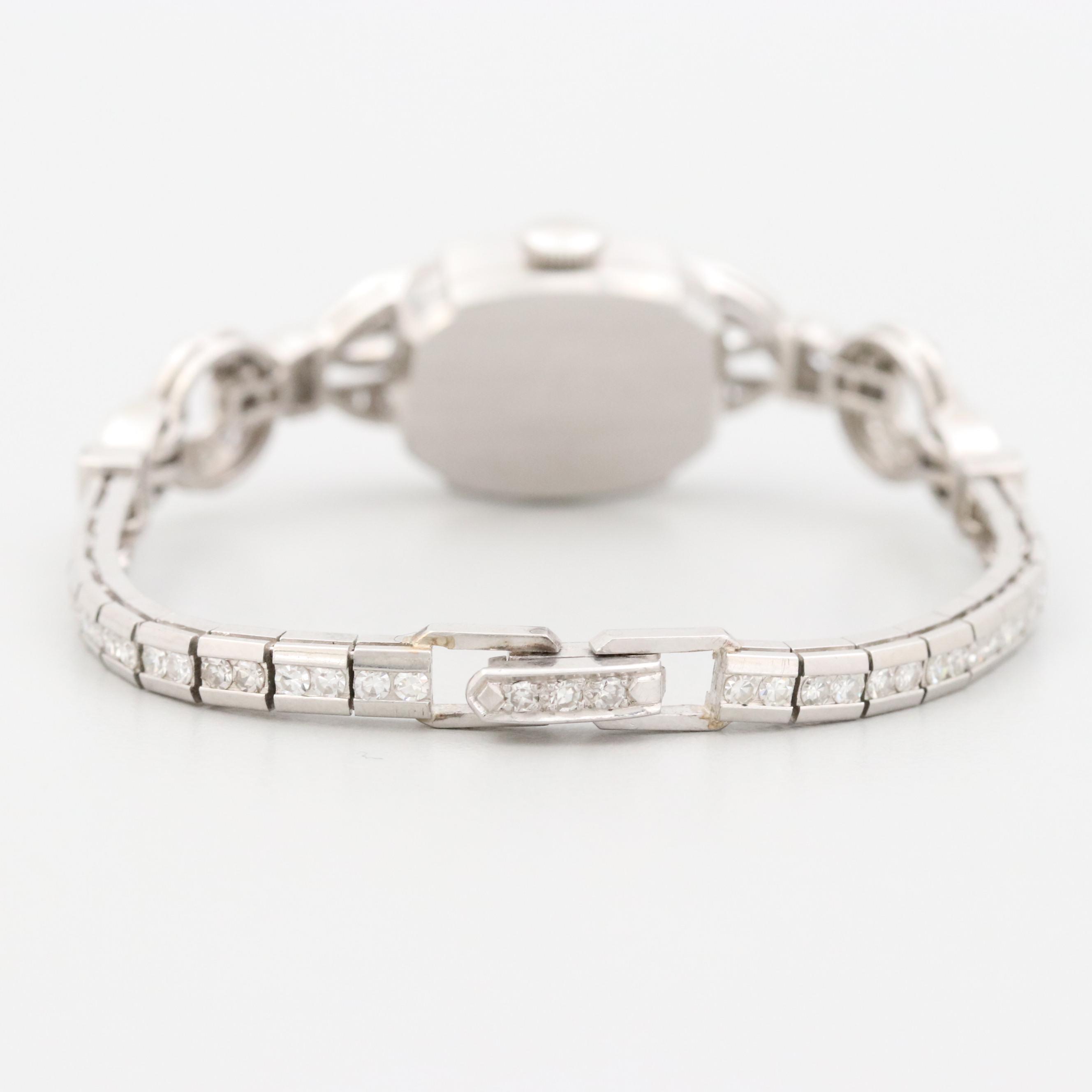 Hamilton Platinum 1.96 CTW Diamond Watch