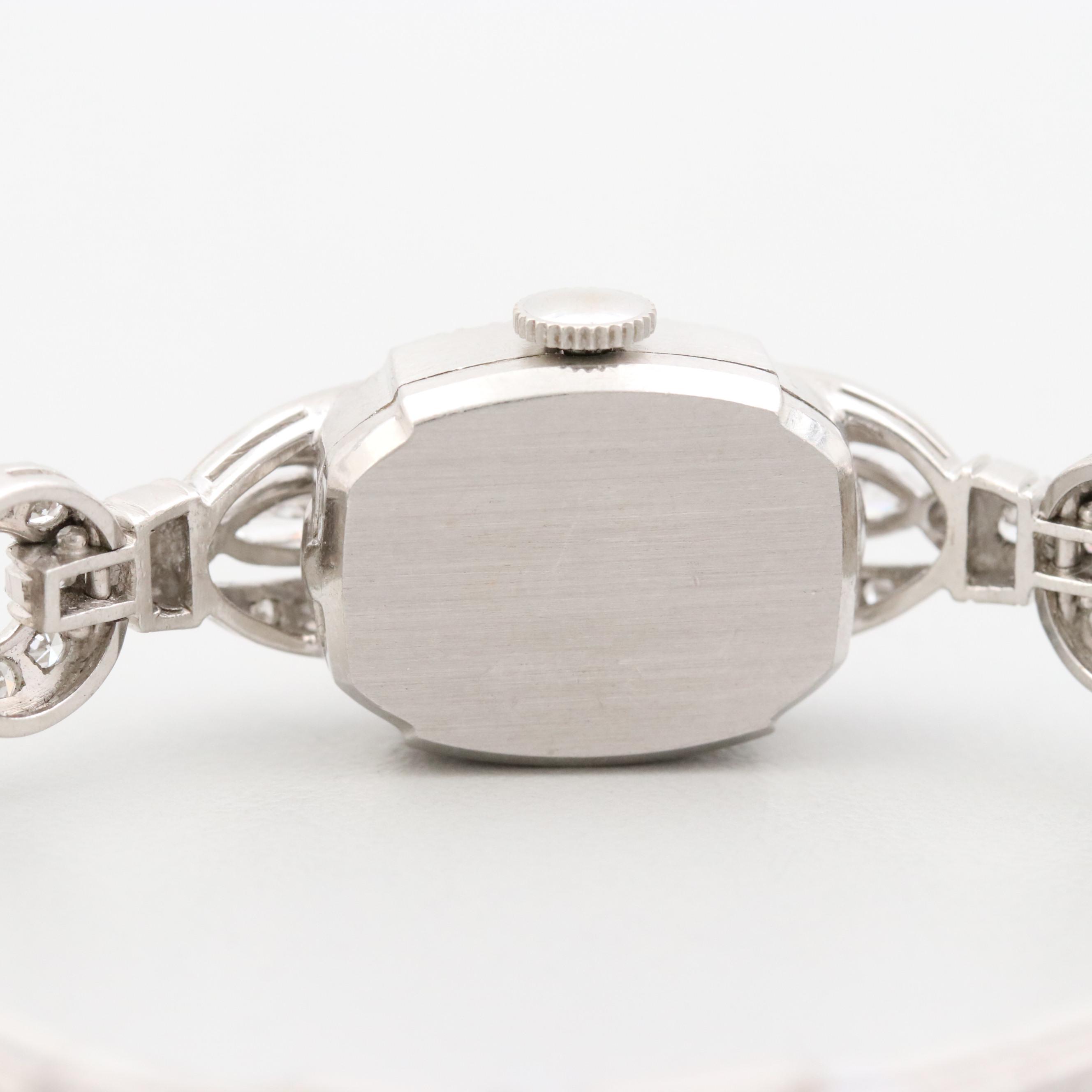 Hamilton Platinum 1.96 CTW Diamond Watch