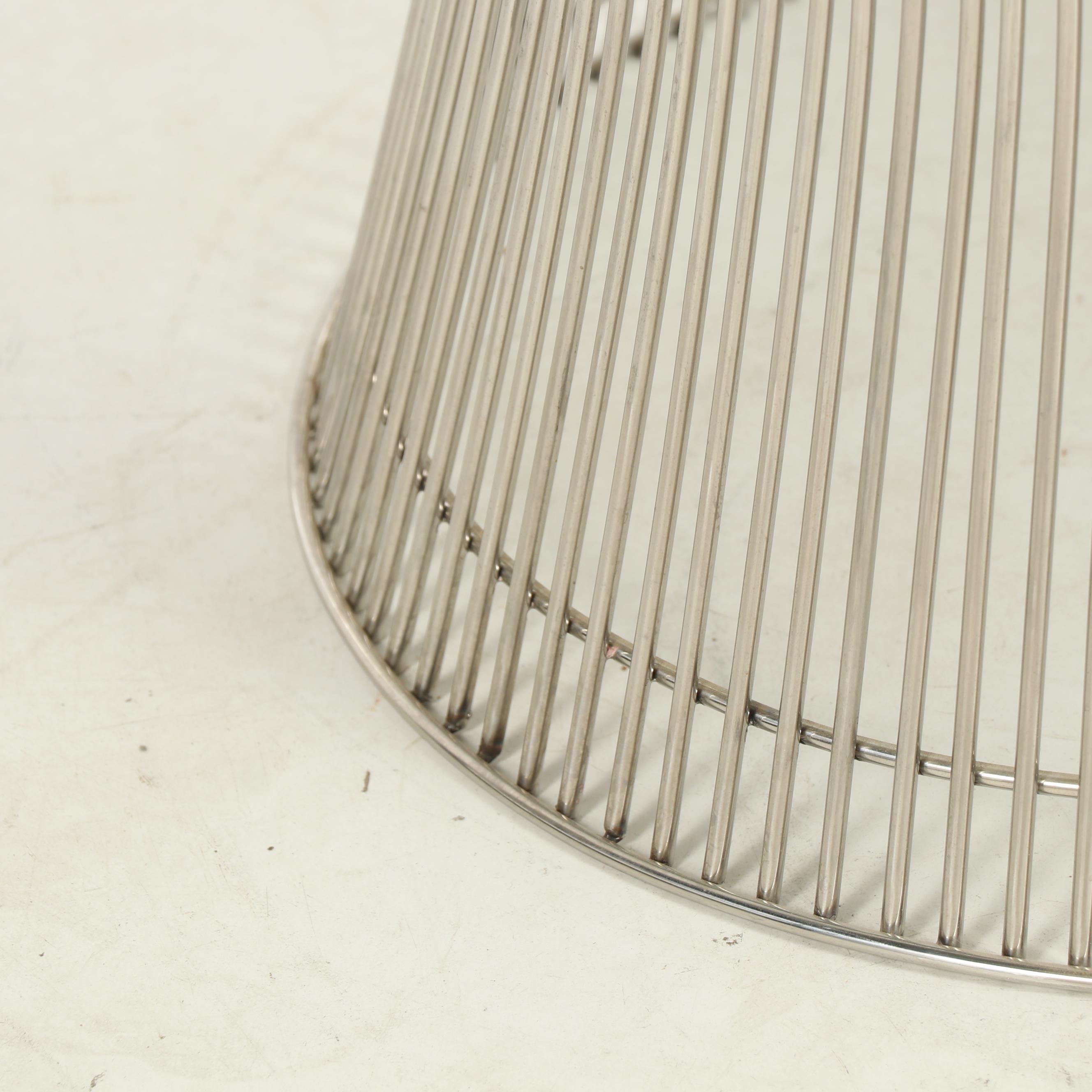 Stilnovo Fishbourne Stainless Steel Coffee Table with Glass Table Top