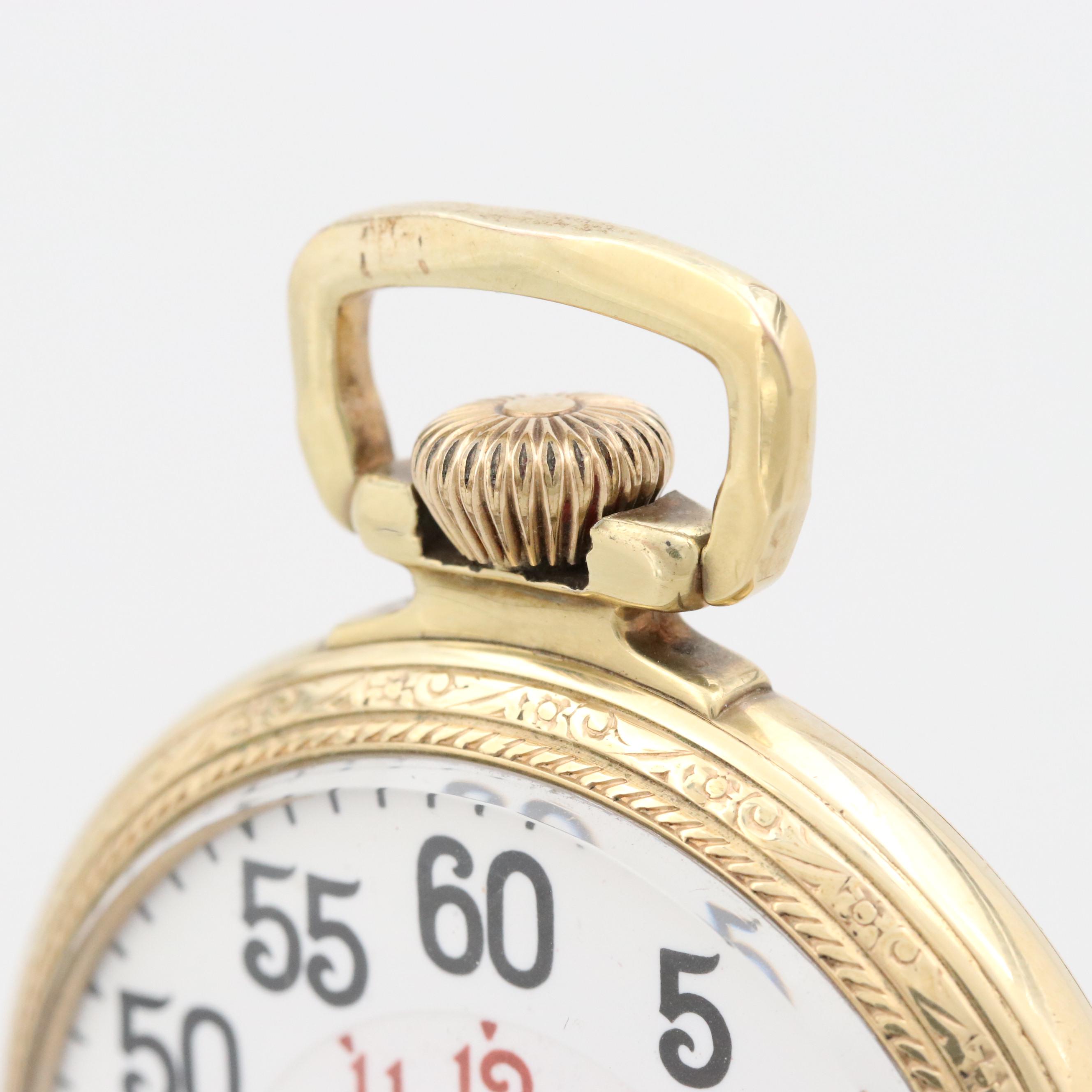 Antique Elgin Railroad Grade 10K Gold Filled Pocket Watch, 1904