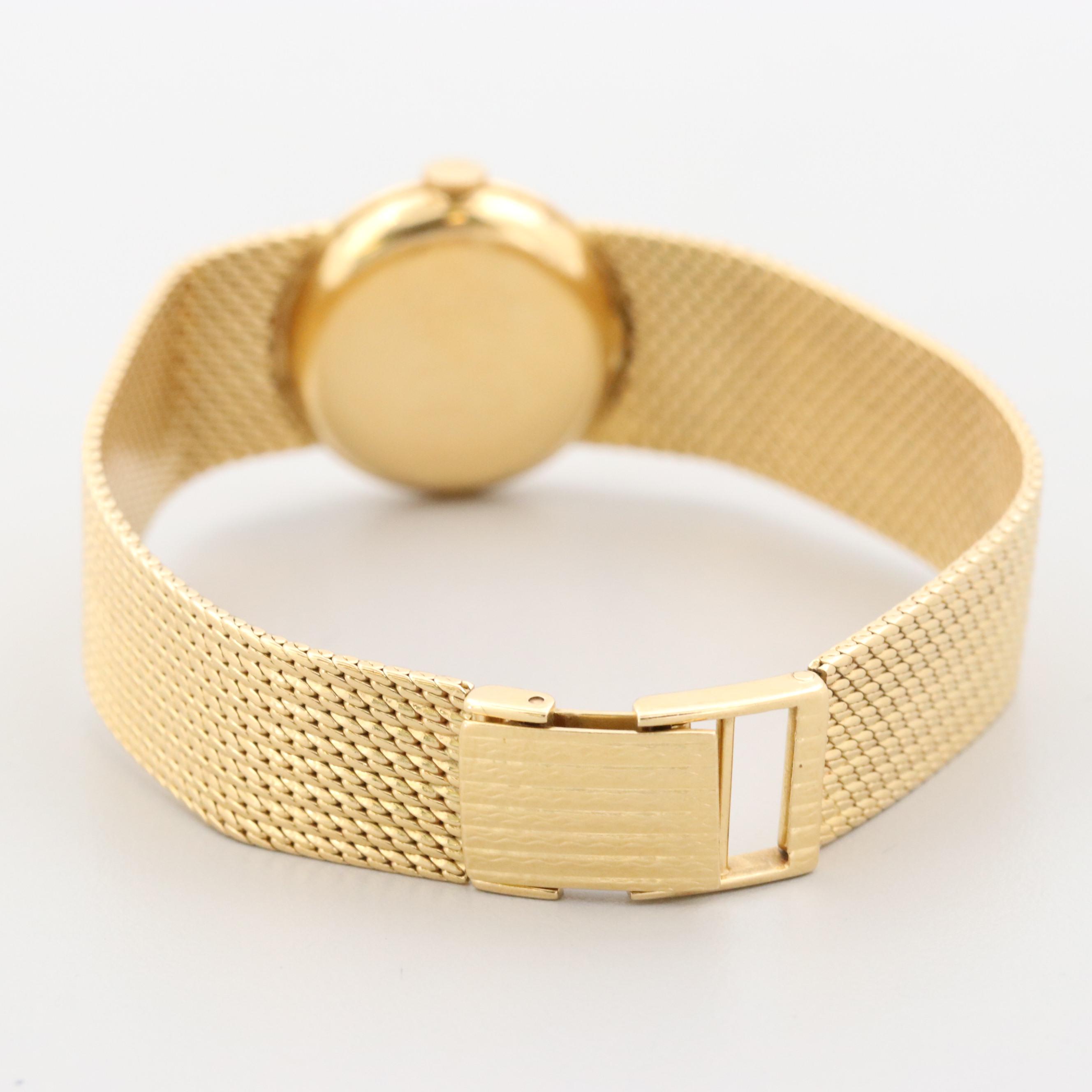 1950 Rolex Precision 18K Gold Stem Wind Model 8823 Watch