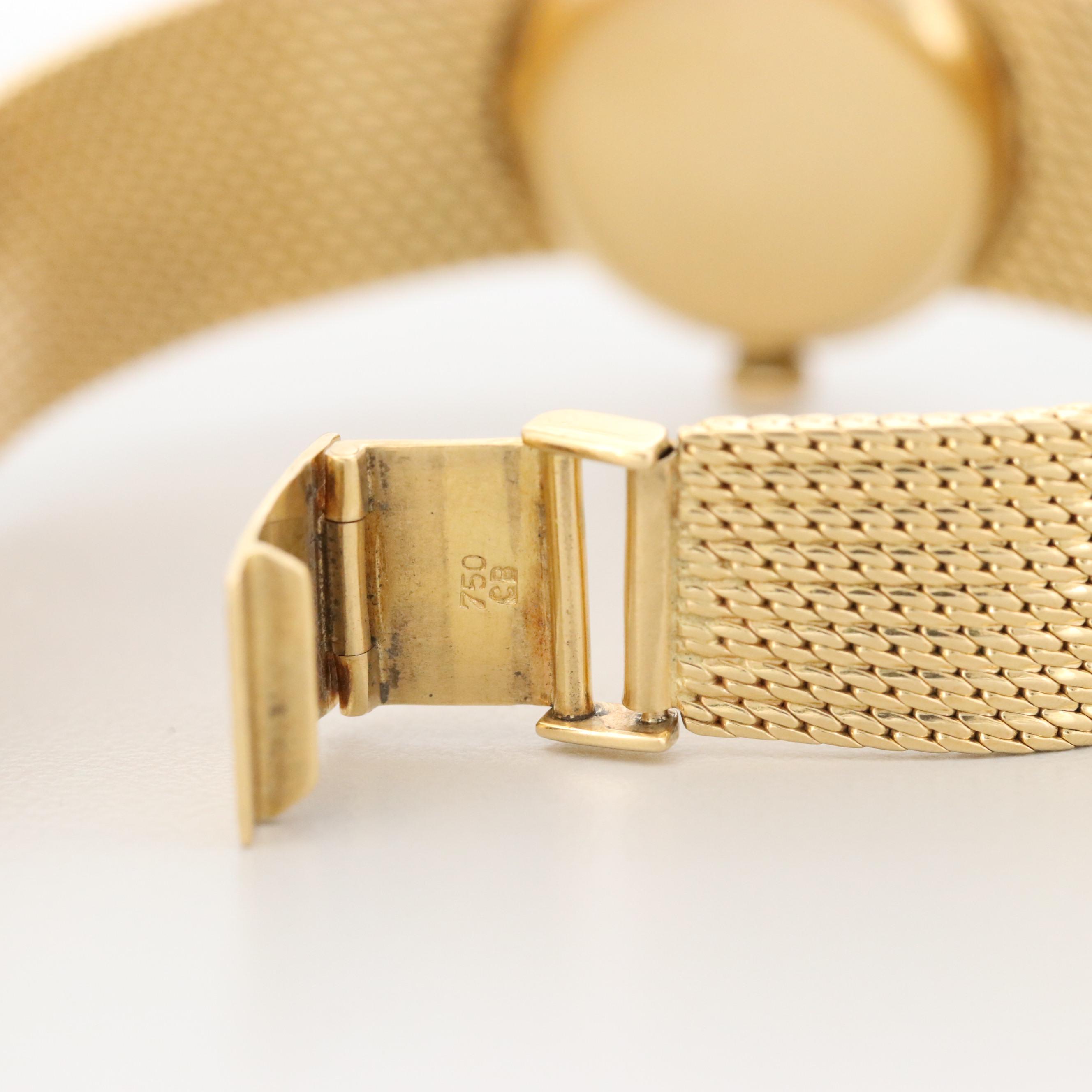 1950 Rolex Precision 18K Gold Stem Wind Model 8823 Watch