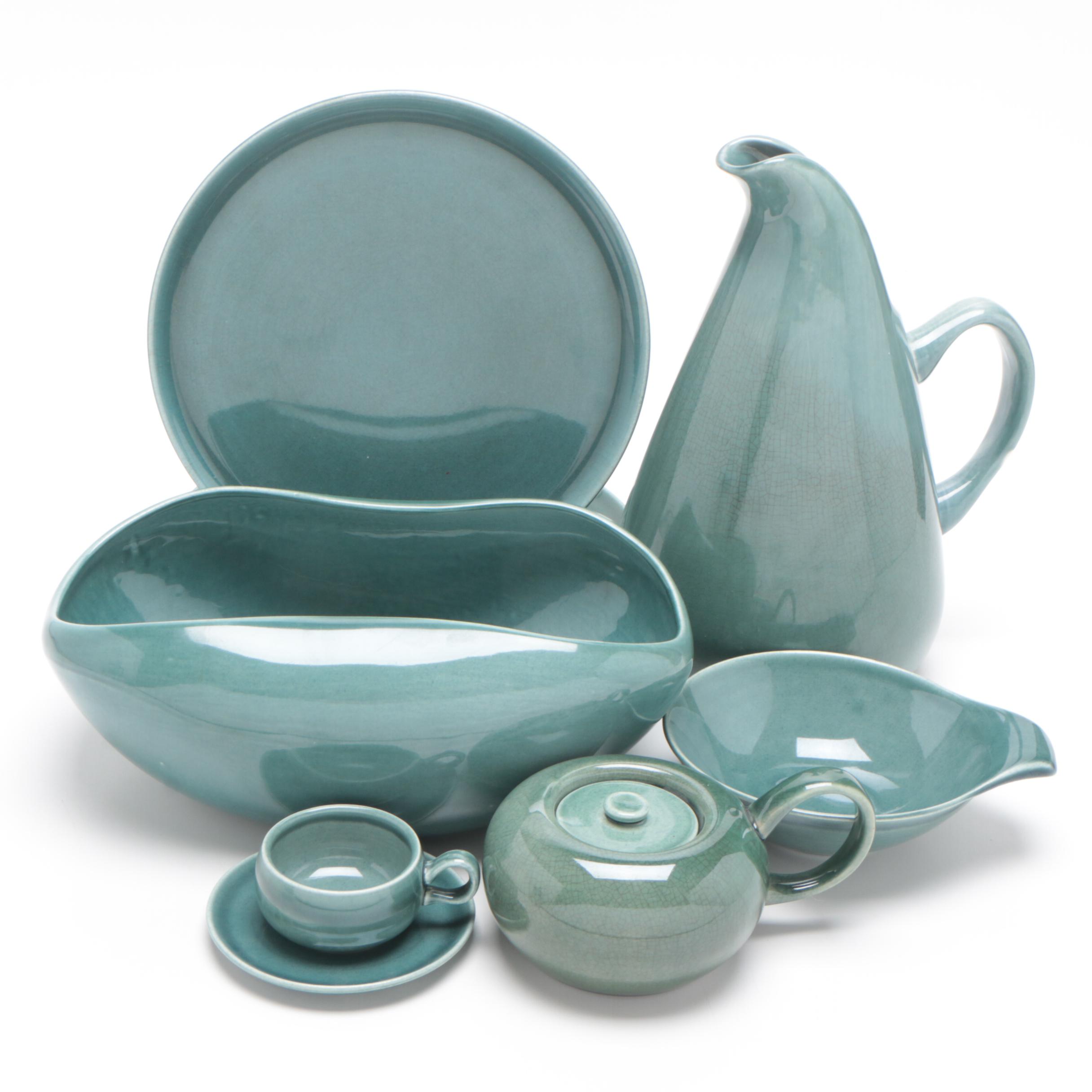 Russel Wright Seafoam Green "American Modern" Steubenville Serveware