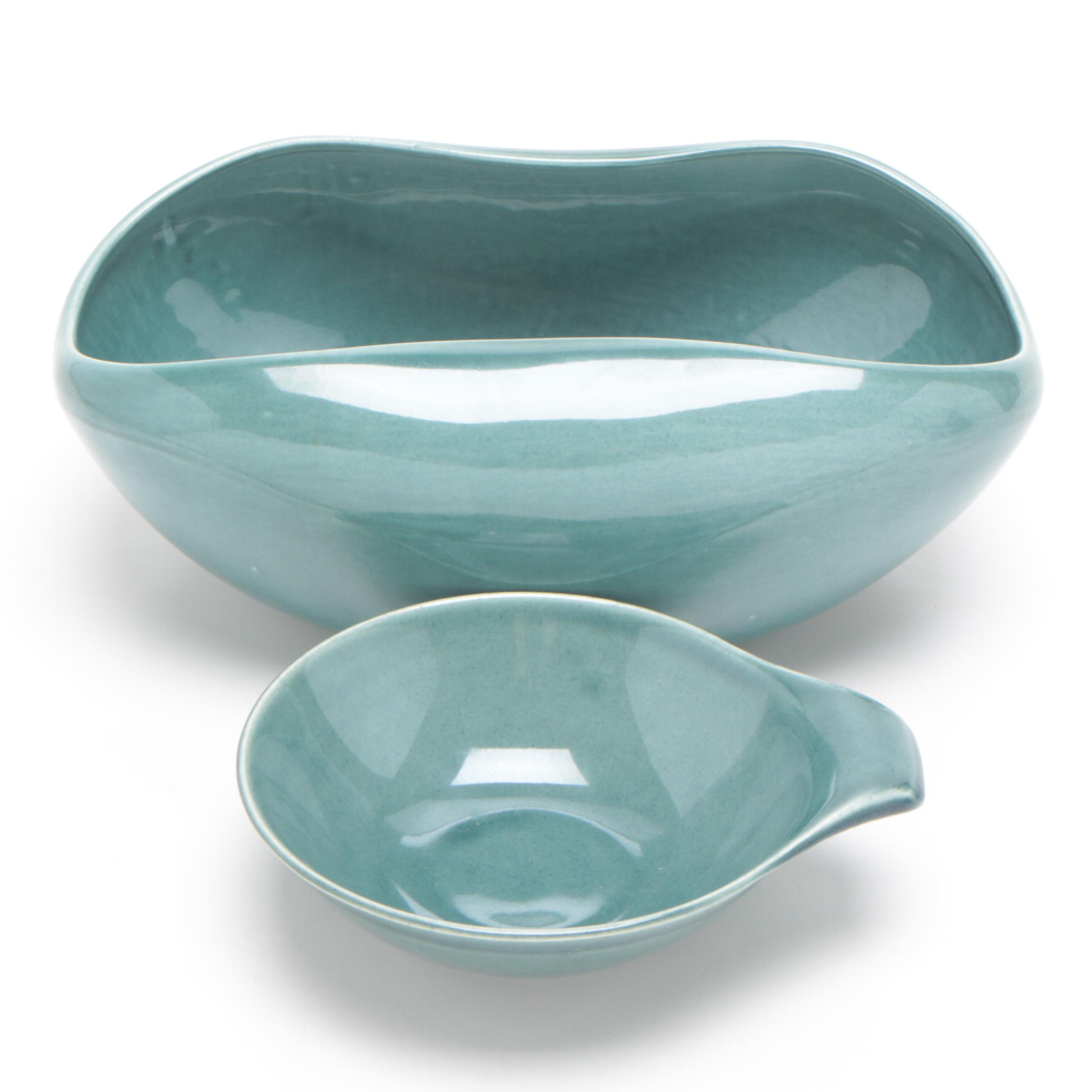 Russel Wright Seafoam Green "American Modern" Steubenville Serveware