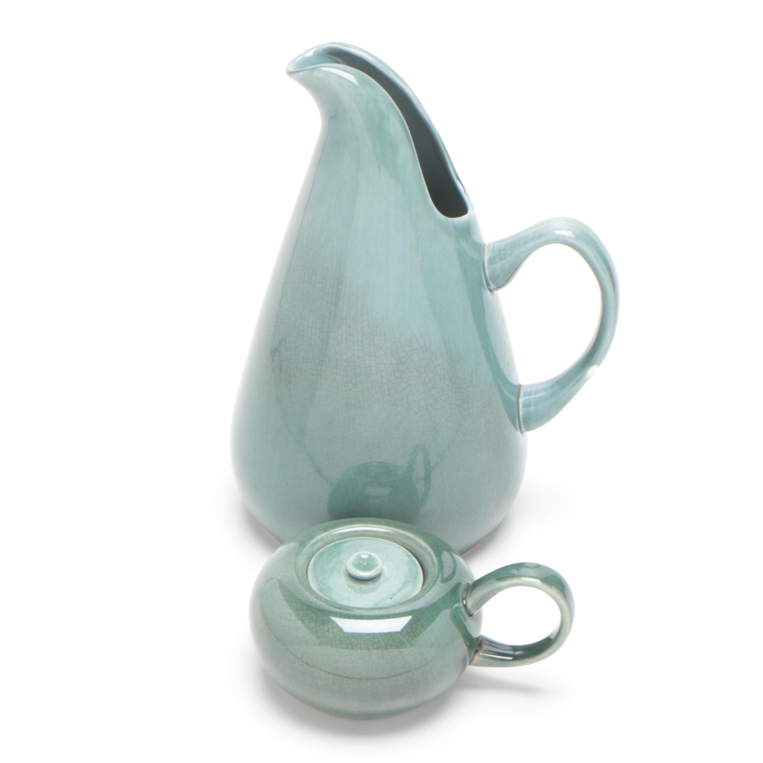 Russel Wright Seafoam Green "American Modern" Steubenville Serveware