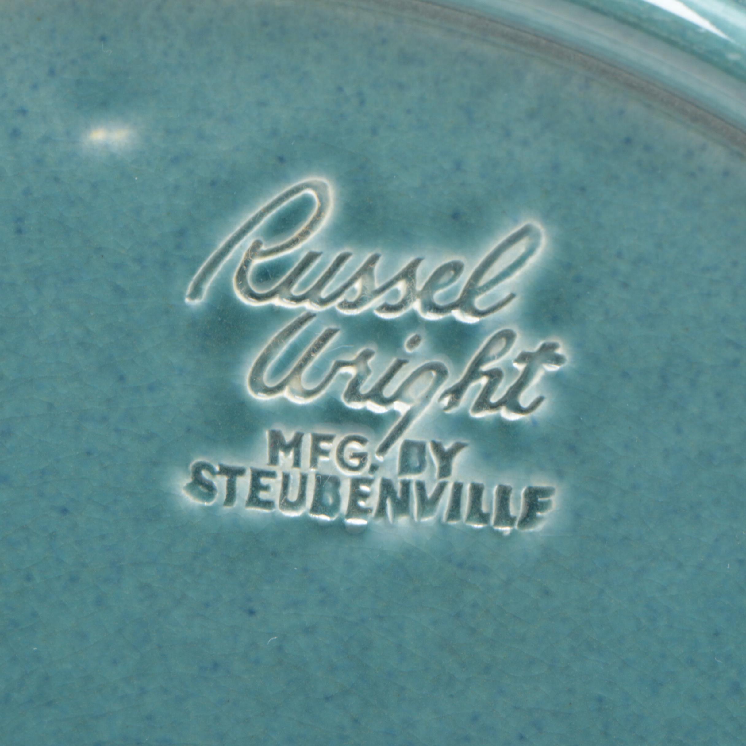 Russel Wright Seafoam Green "American Modern" Steubenville Serveware