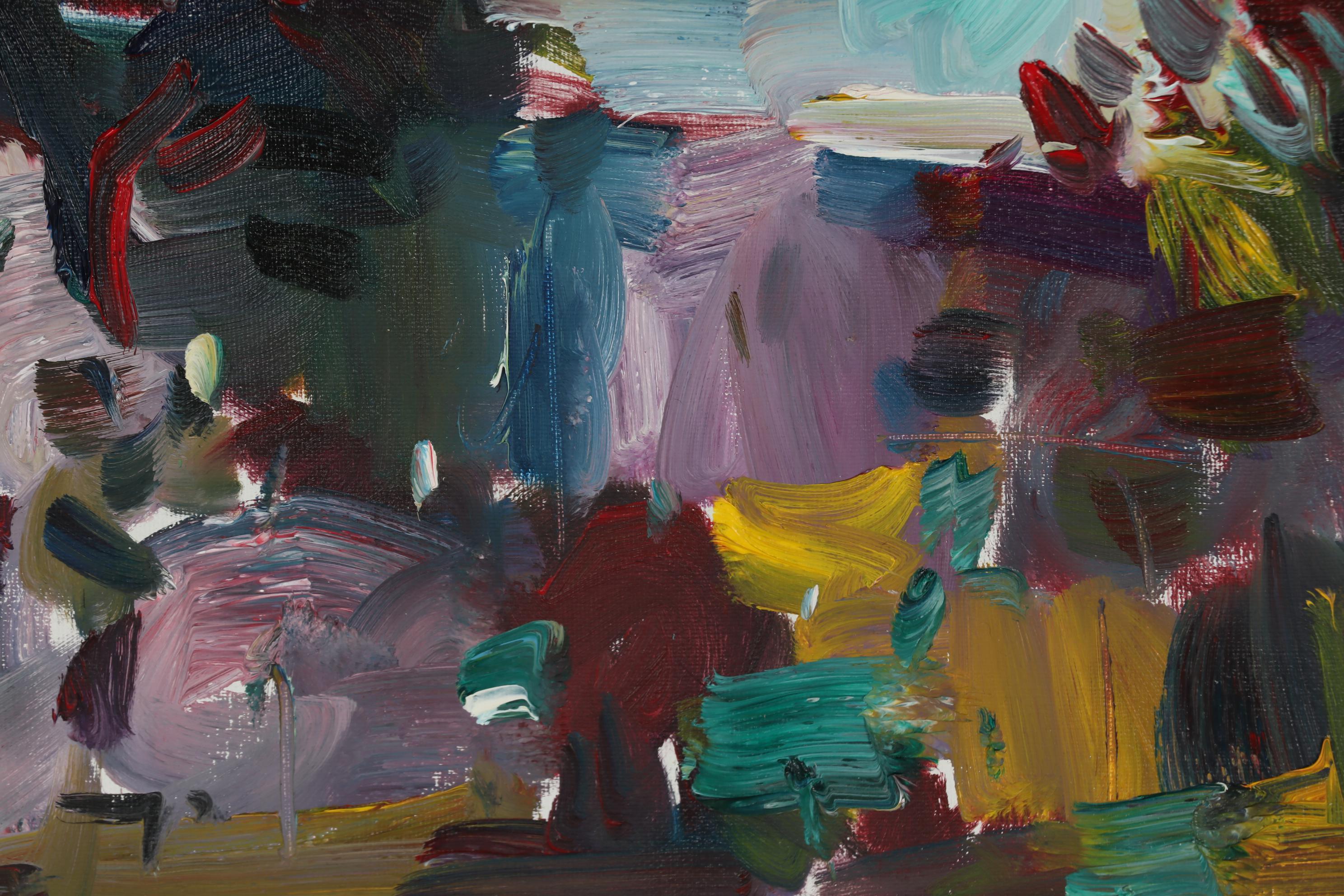 Jose Trujillo 2019 Oil Painting "Blizzard of Color"