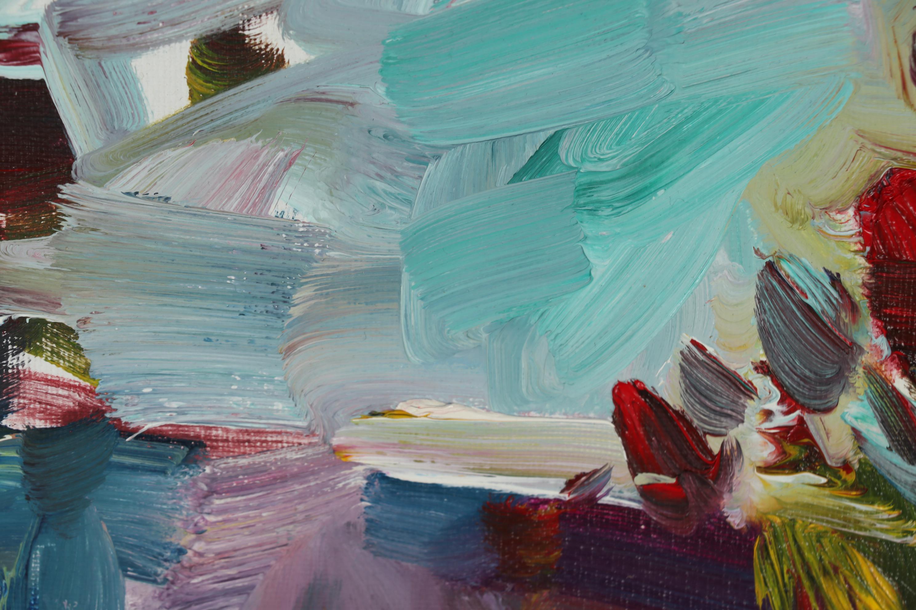 Jose Trujillo 2019 Oil Painting "Blizzard of Color"