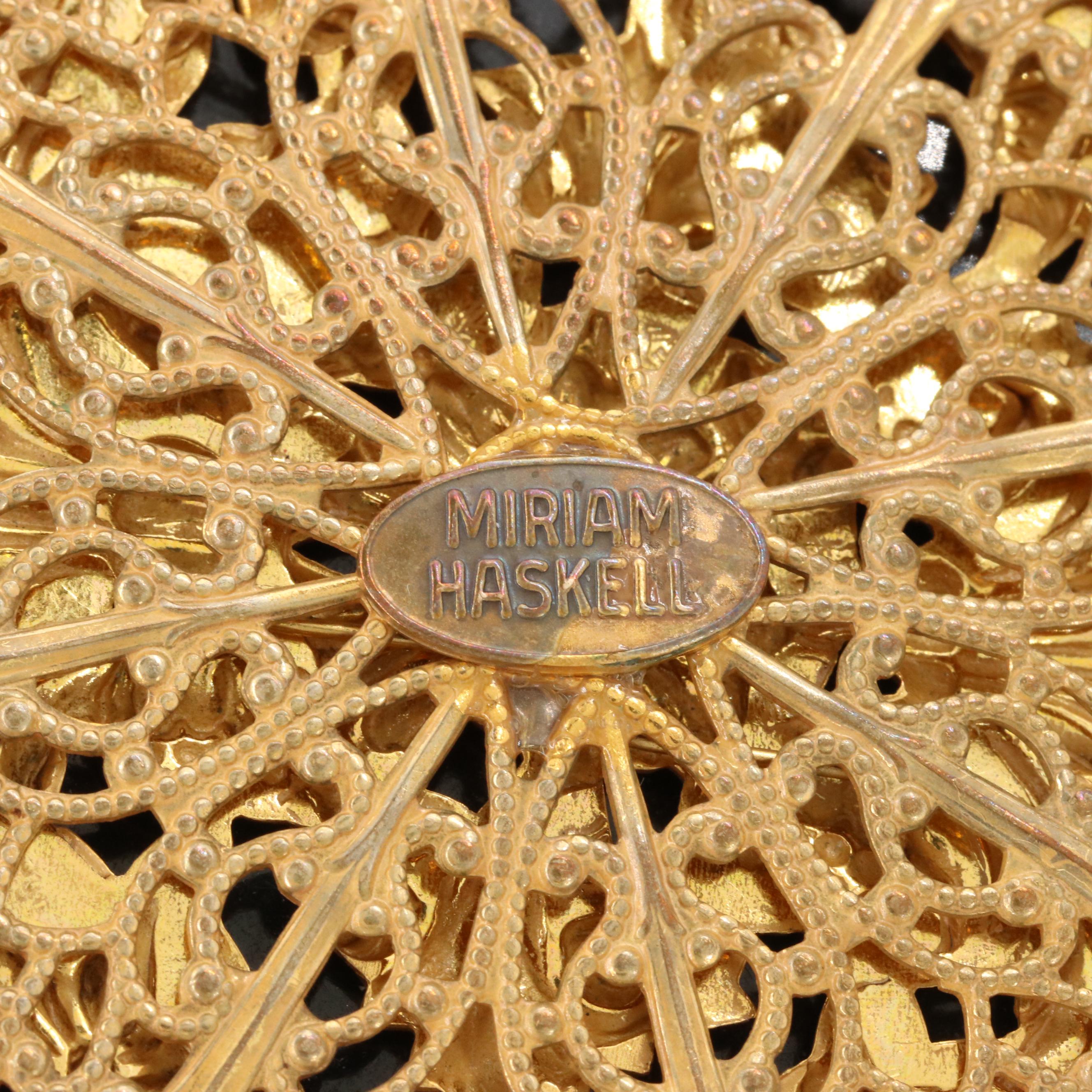 Circa 1975 Miriam Haskell Serbian Coat of Arms Necklace